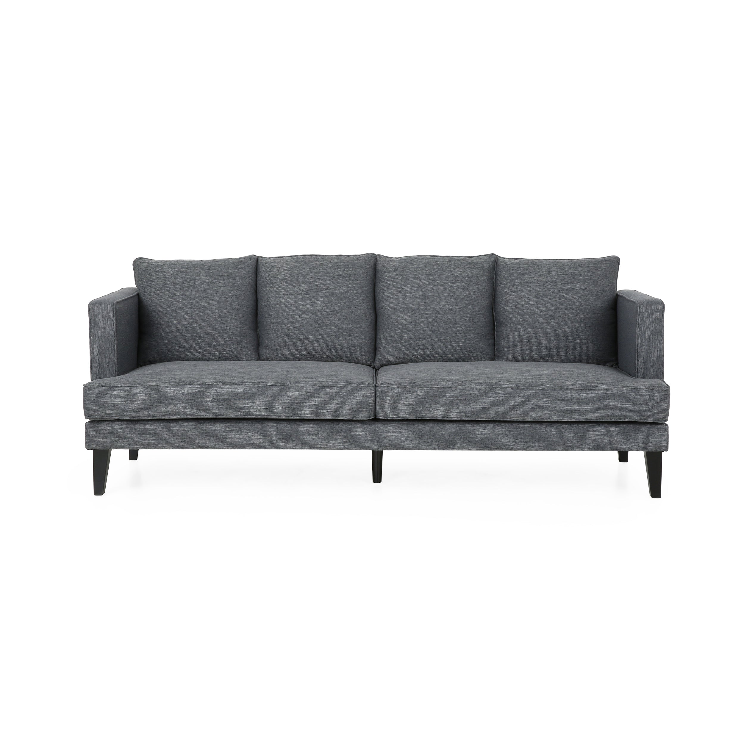 Nimsi Contemporary 3 Seater Fabric Sofa - furnishings