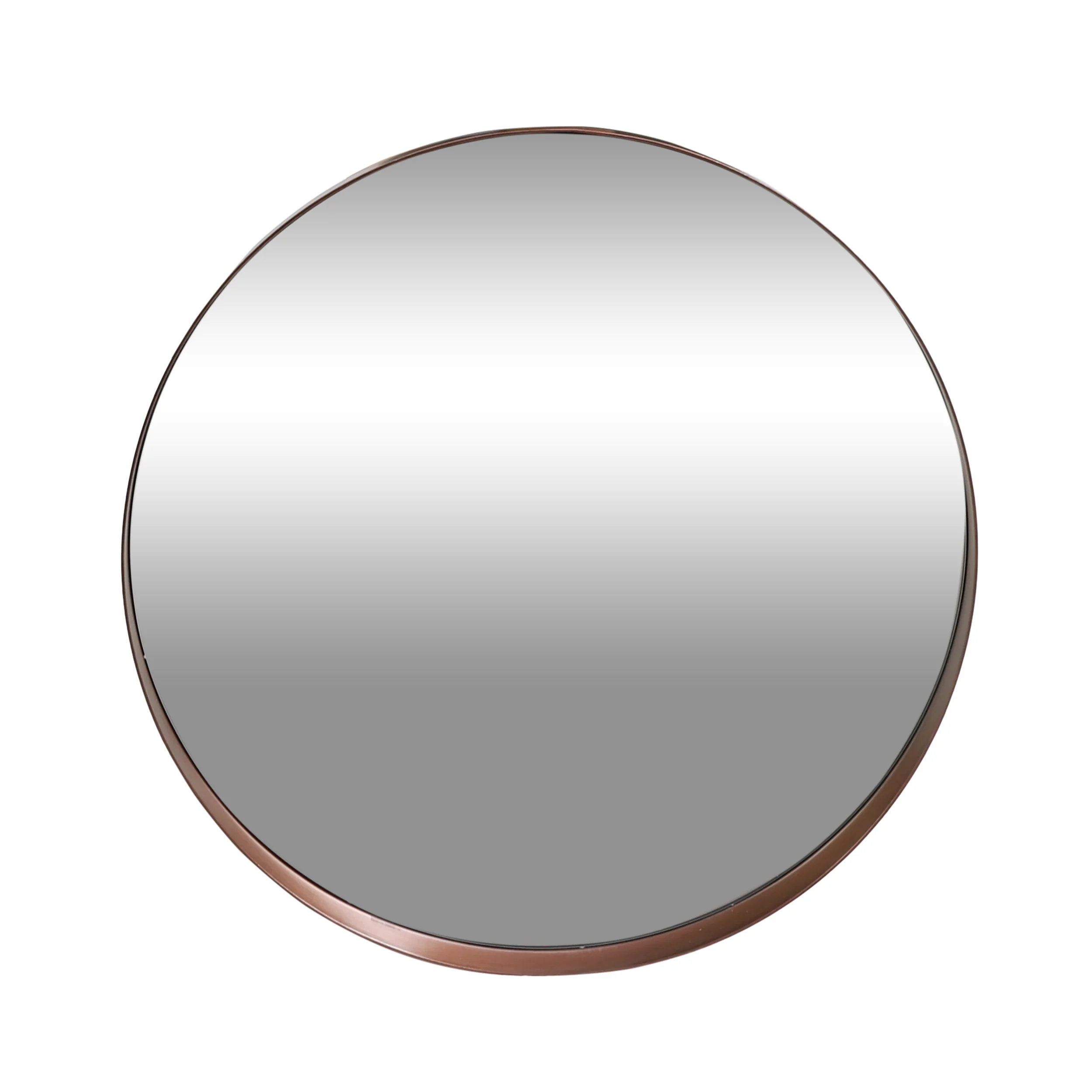 Mauney Contemporary Round Wall Mirror - furnishings