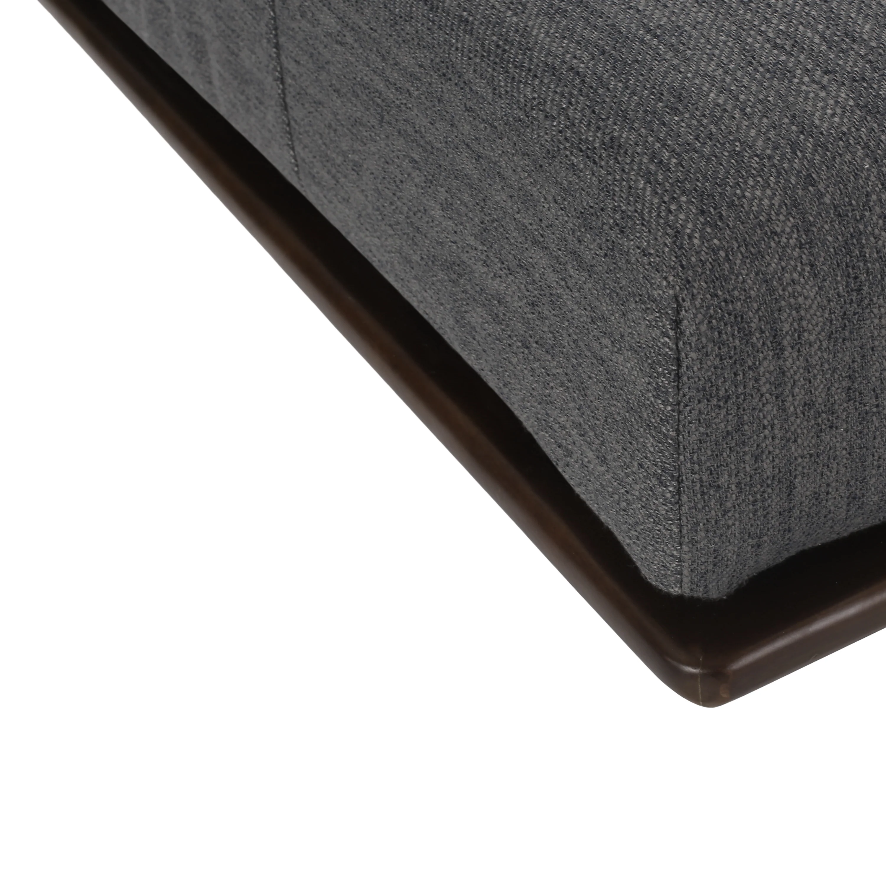 Lancer Mid Century Modern Fabric Tufted Chaise Lounge with Bolster Pillow - furnishings