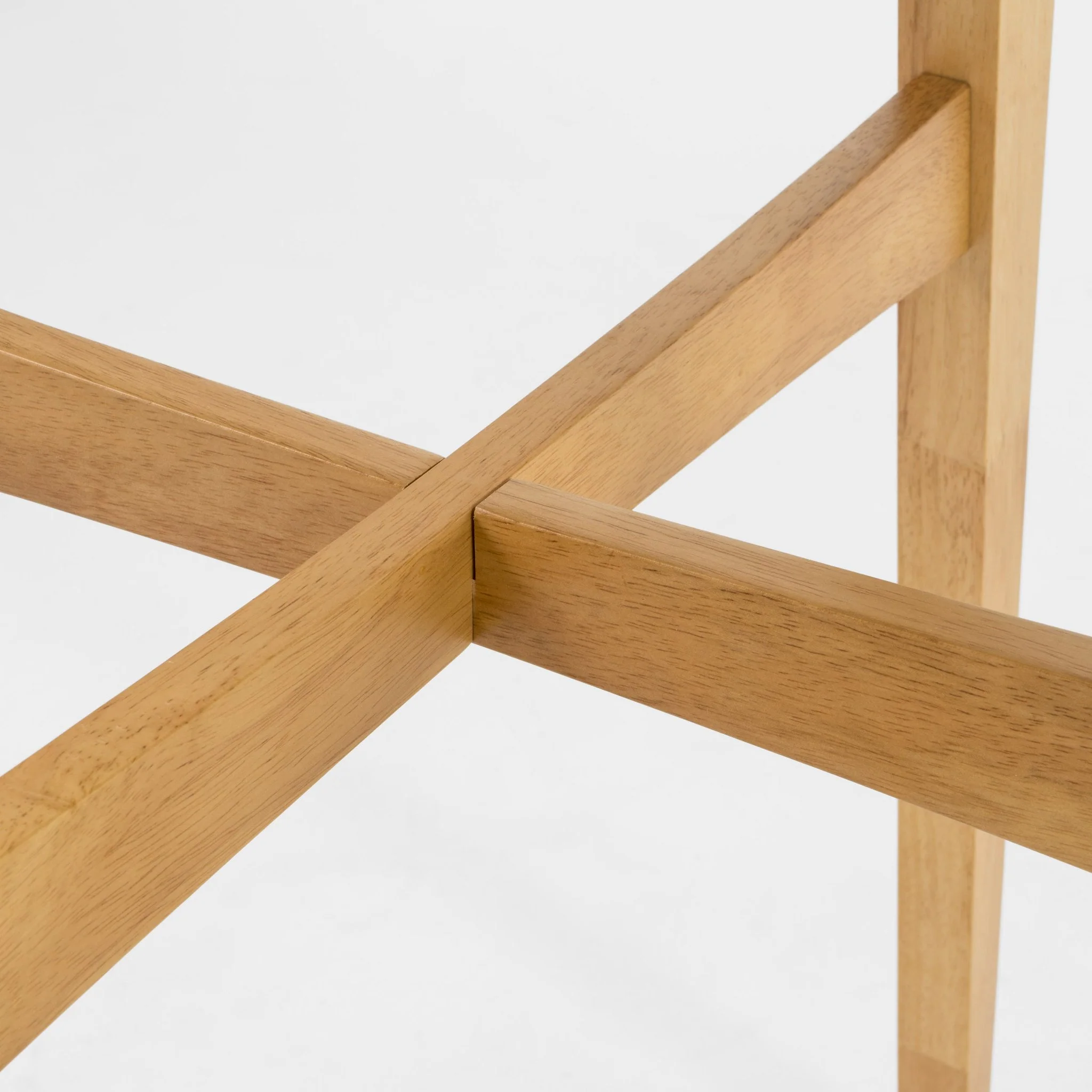 Madeline Mid-Century Modern Circular Wood Bar Table with Tapered Legs - furnishings