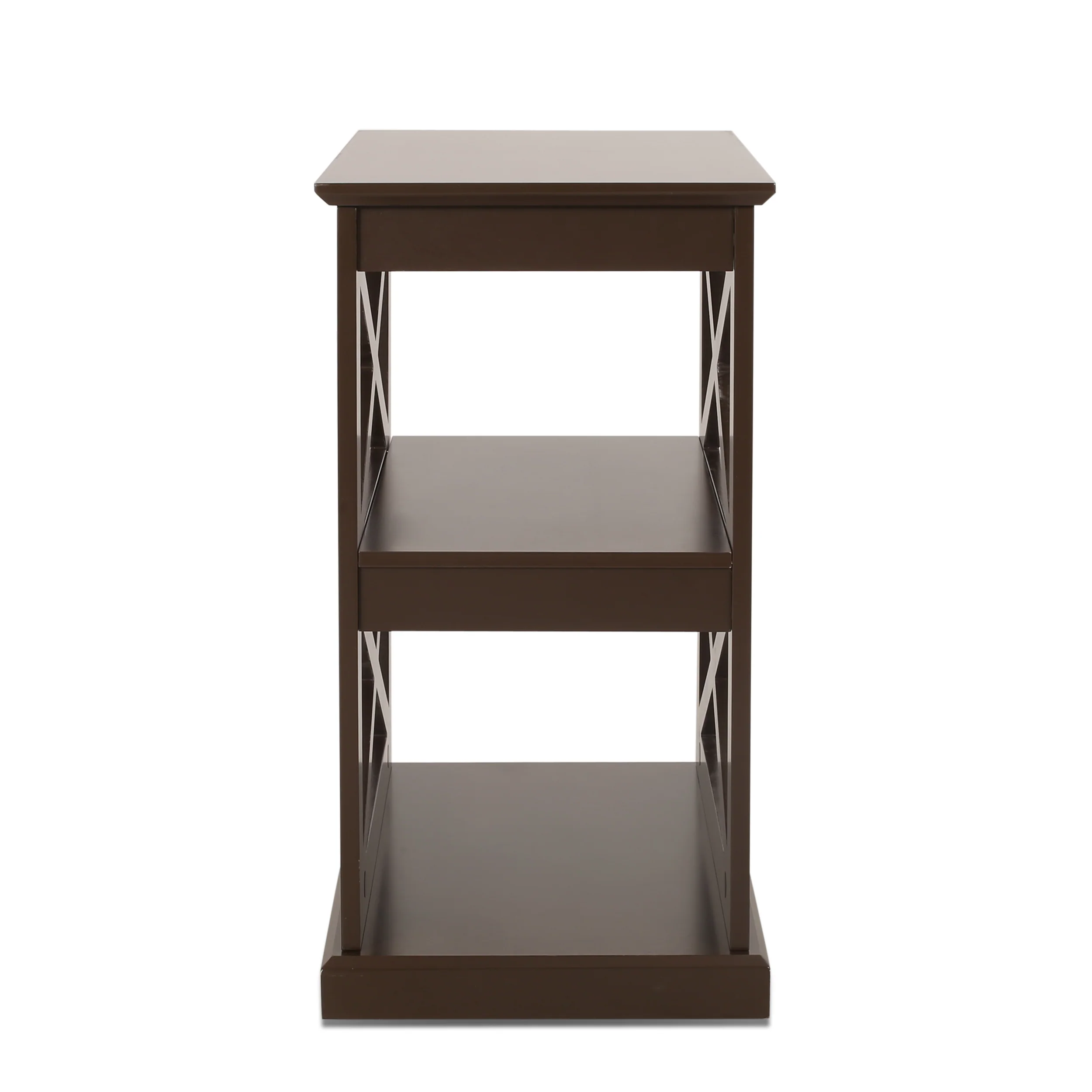 Redett Contemporary 2 Shelf Side Table - furnishings