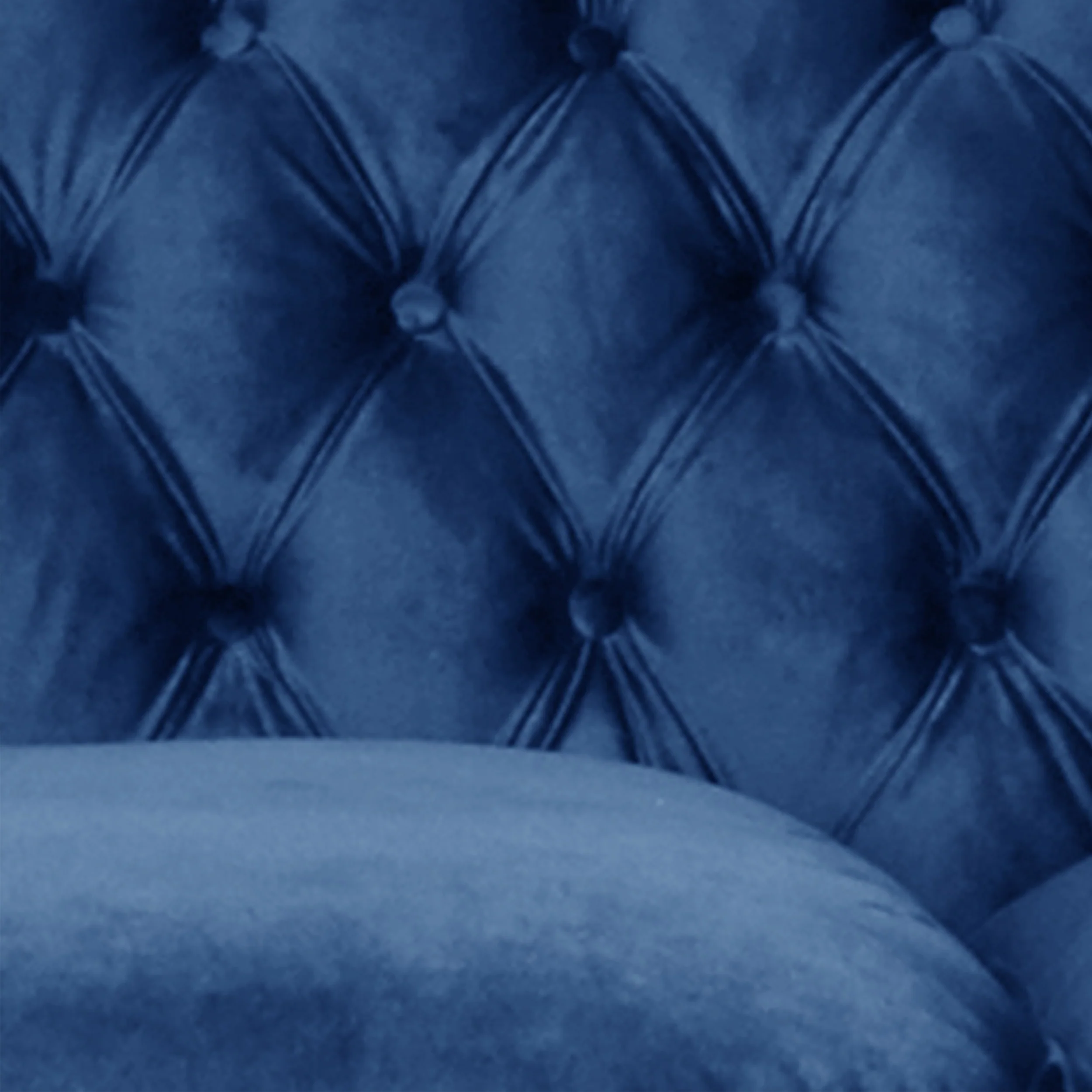 Vita Chesterfield Tufted Microfiber Sofa with Scroll Arms - furnishings