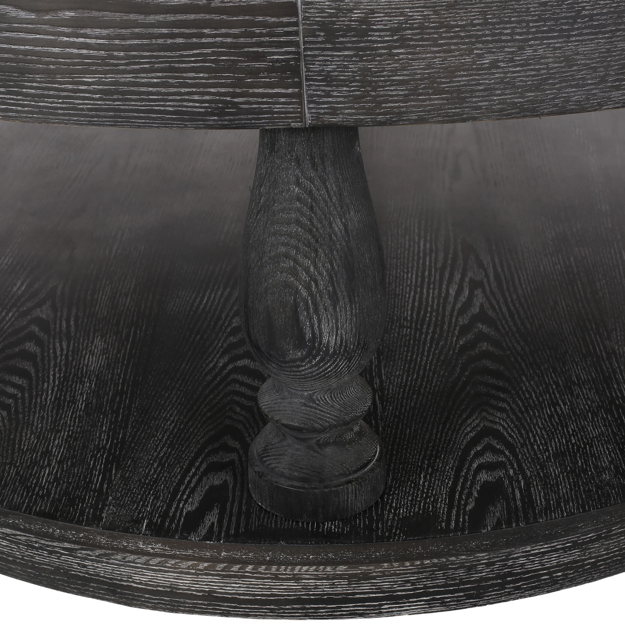 Andrue Contemporary Upholstered Round Ottoman - furnishings