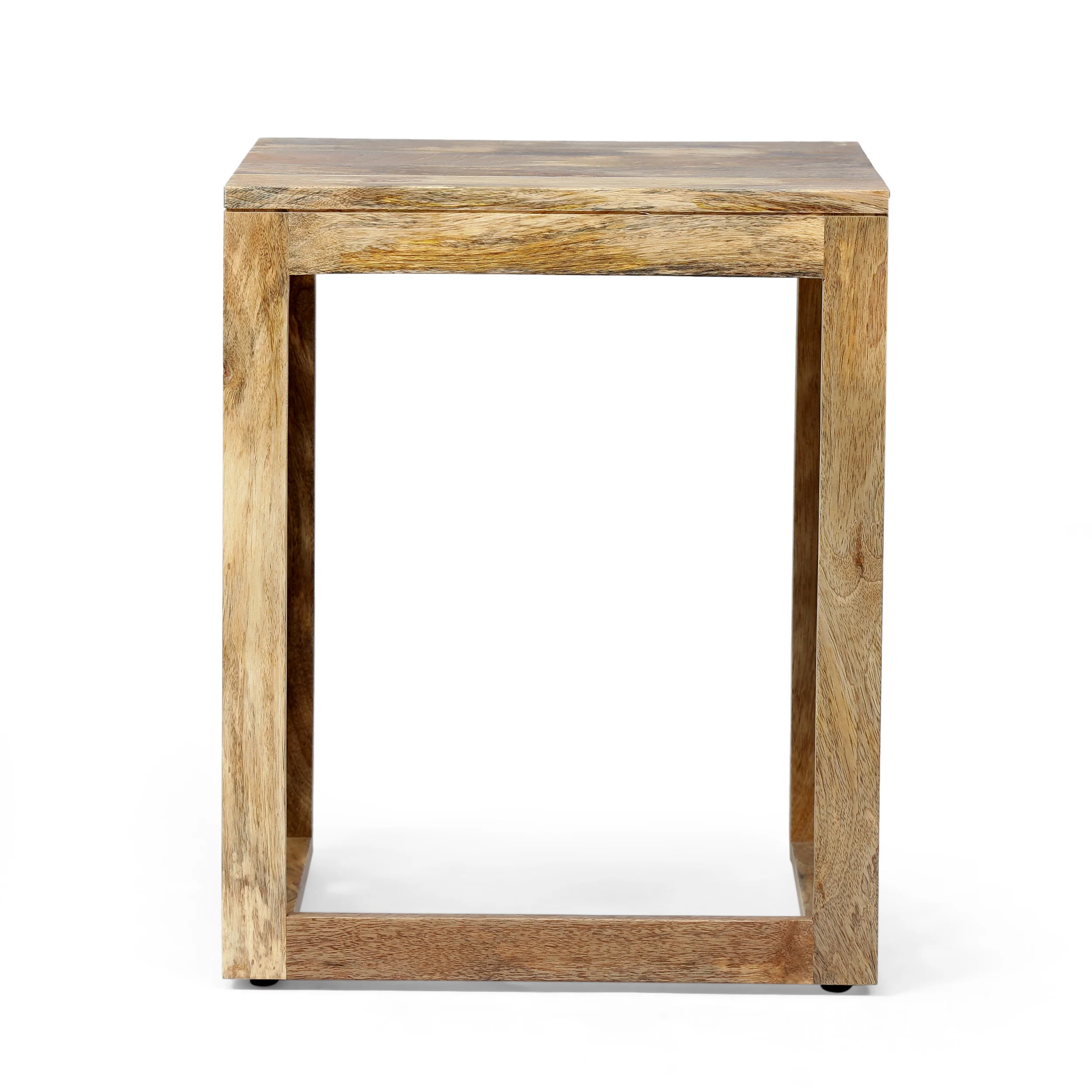 Ferrell Handcrafted Boho Mango Wood Nesting Tables - furnishings