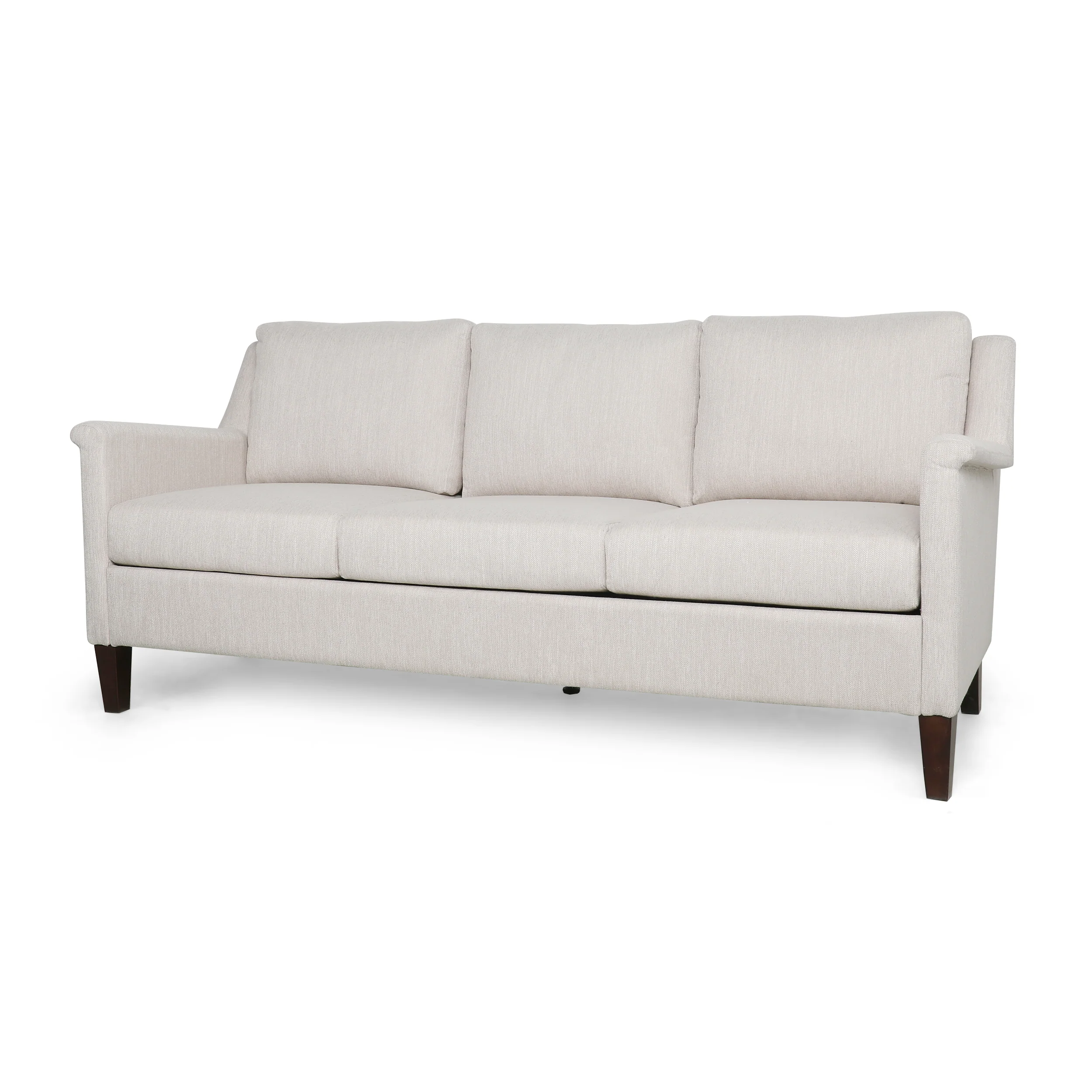 Franz Contemporary 3 Seater Fabric Sofa - furnishings