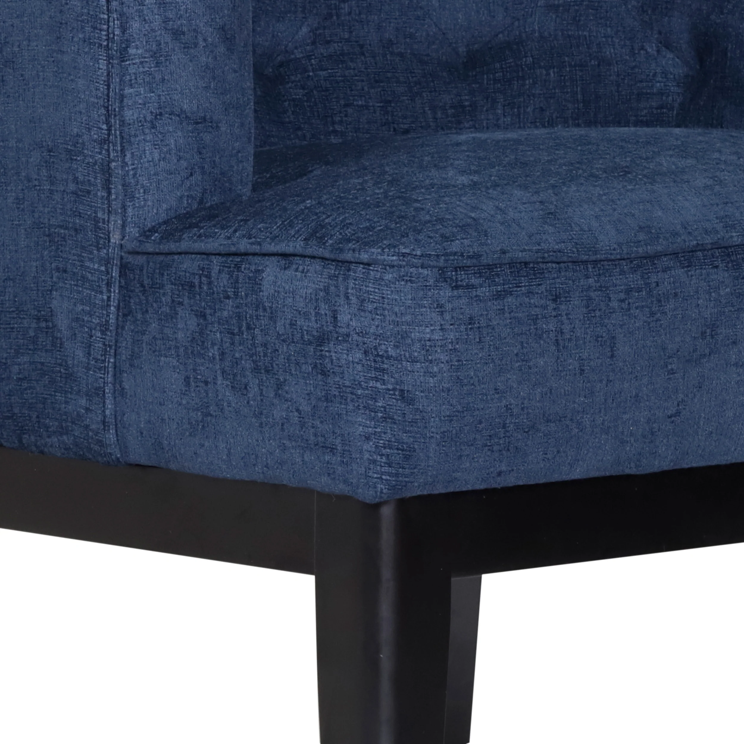 Evans Contemporary Fabric Tufted Accent Chair - furnishings