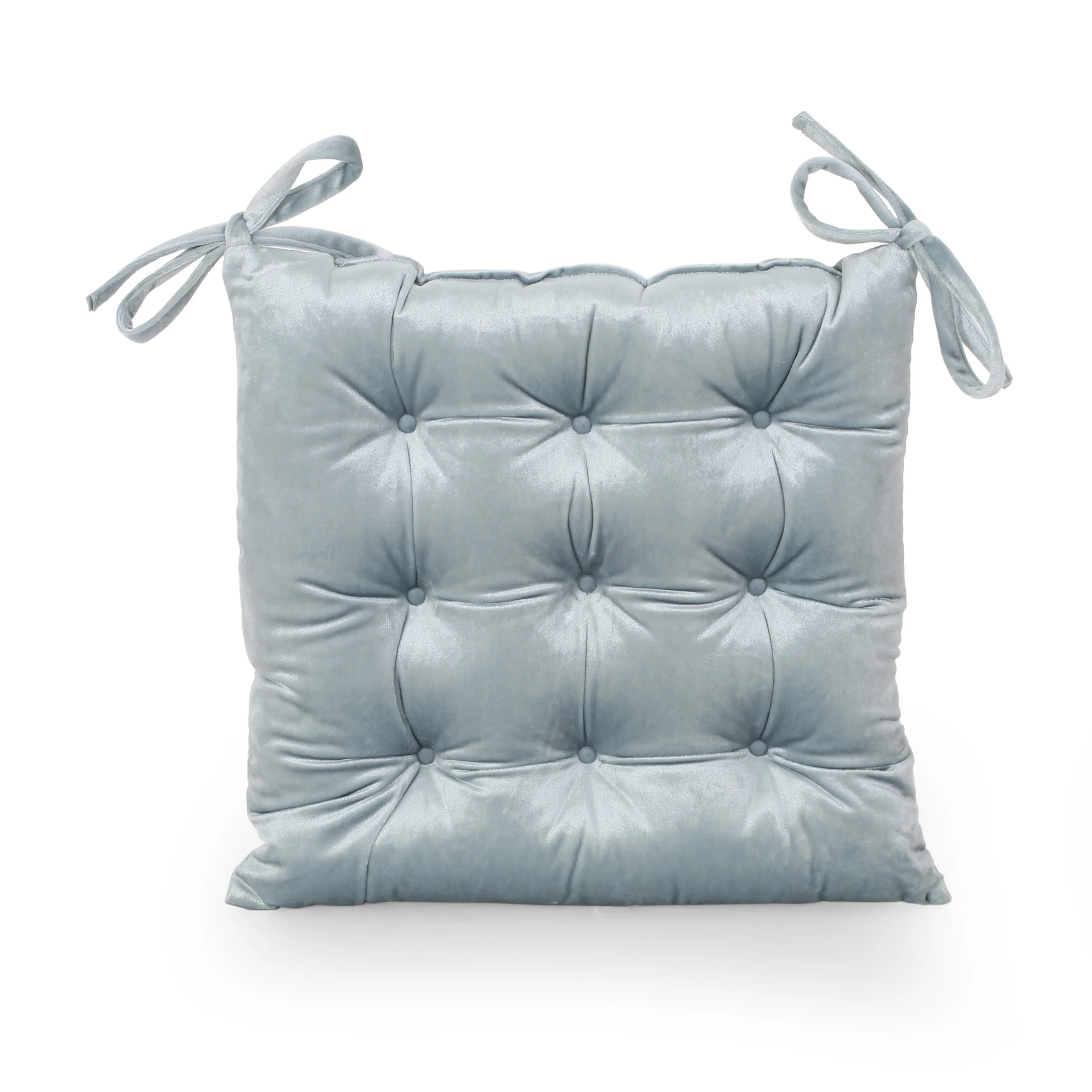 Asma Tufted Velvet Dining Chair Cushion Pads (Set of 4) - furnishings