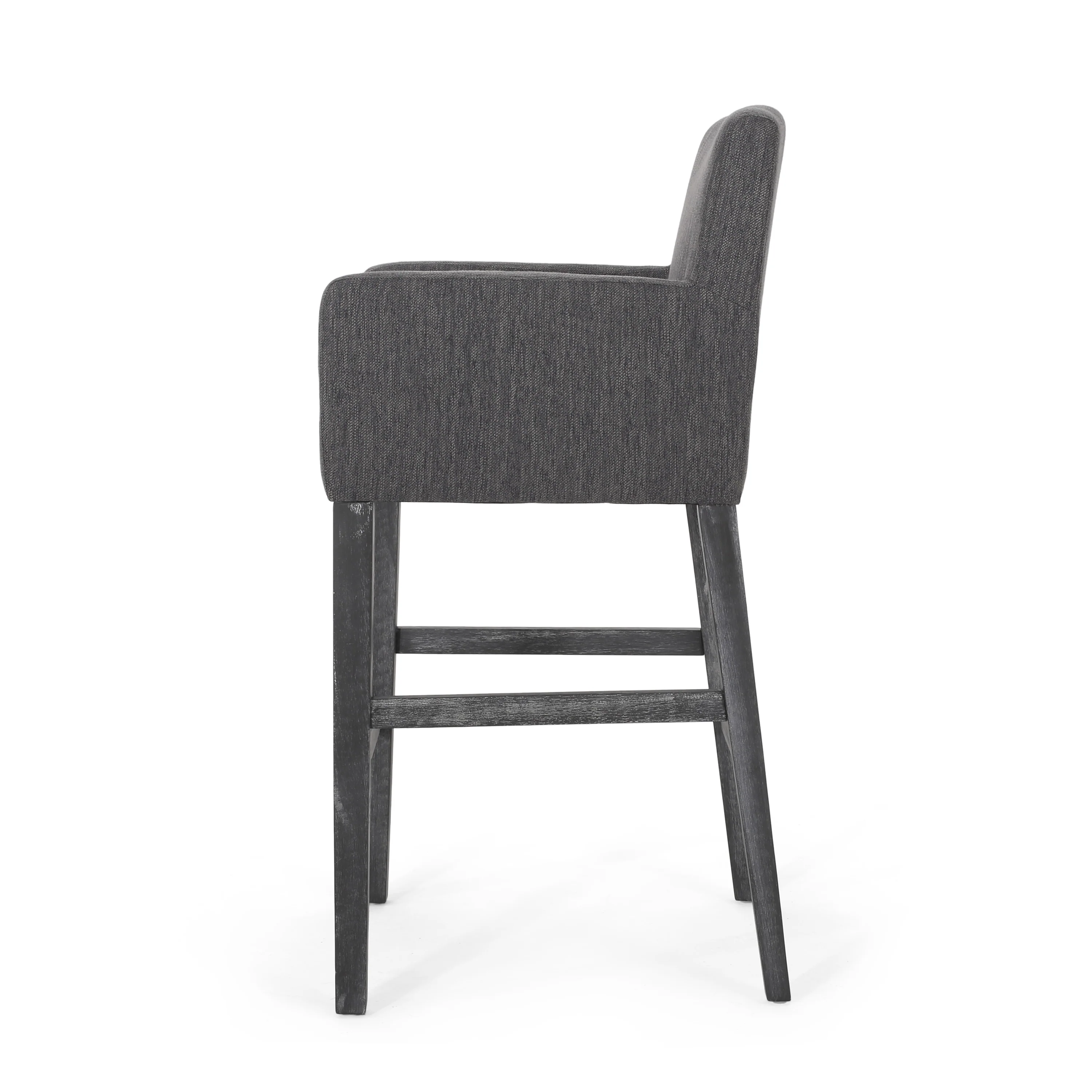 Chaparral Contemporary Fabric Upholstered Wood 30.5 inch Barstools (Set of 2) - furnishings