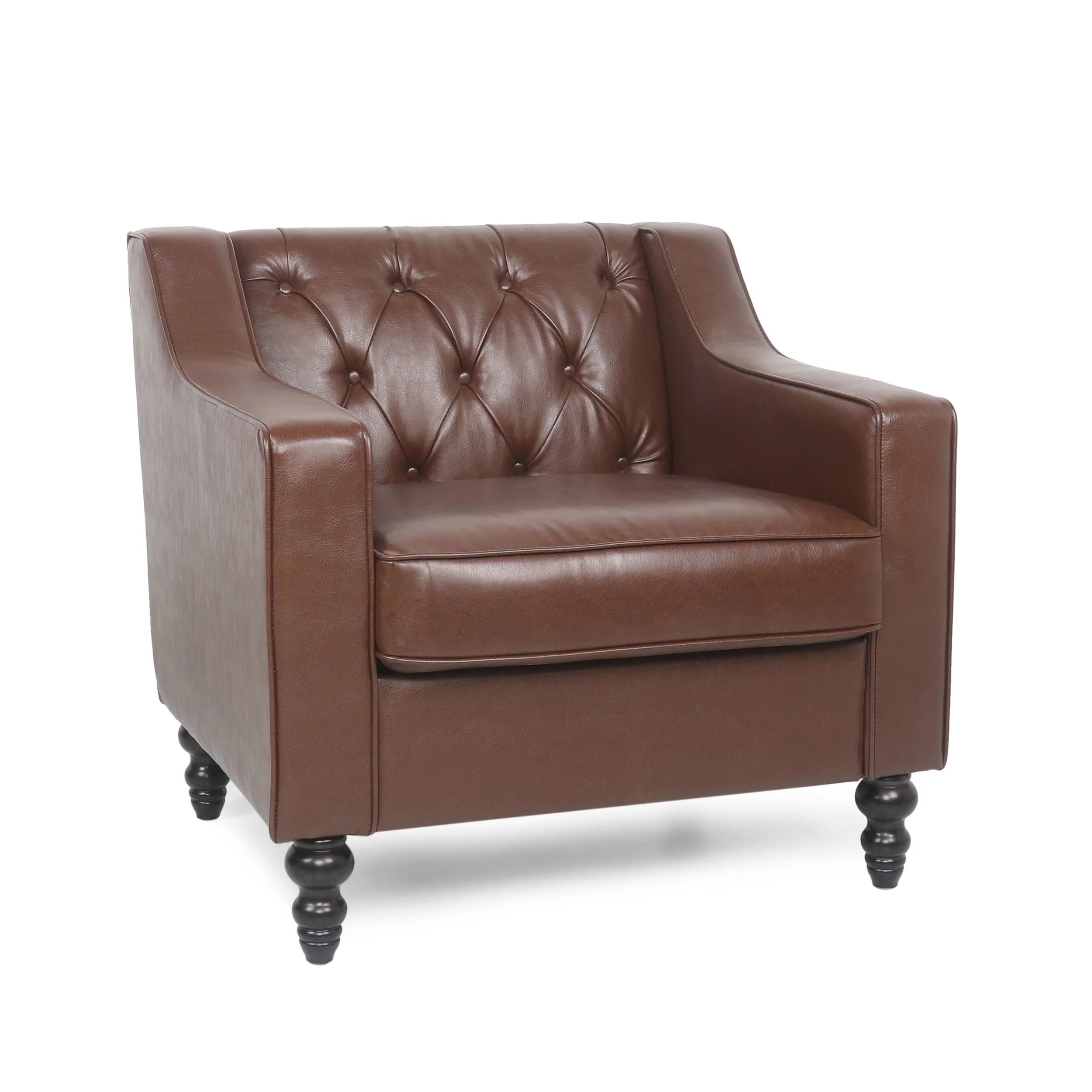 Bluewater Contemporary Tufted Club Chair - furnishings