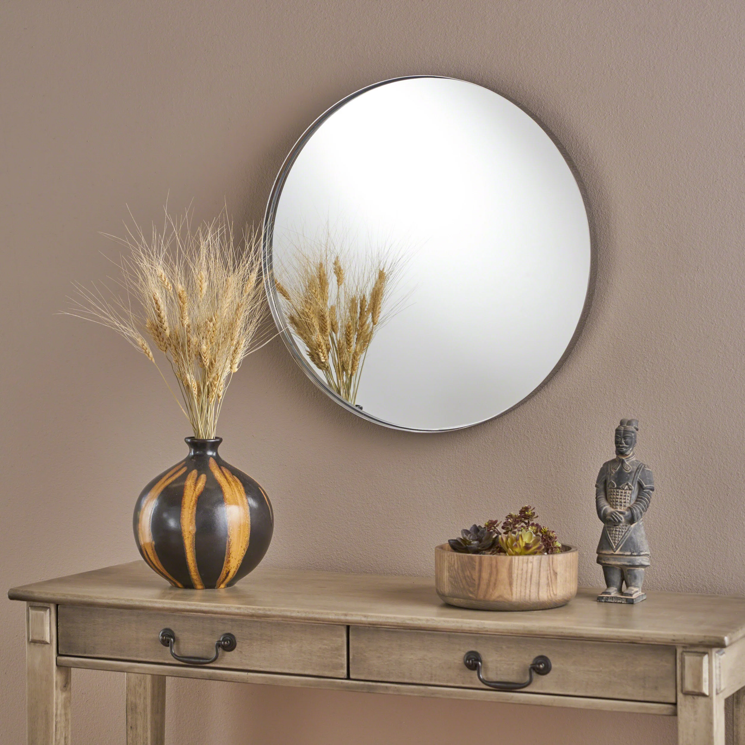 Yoyo Round Wall Mirror - furnishings