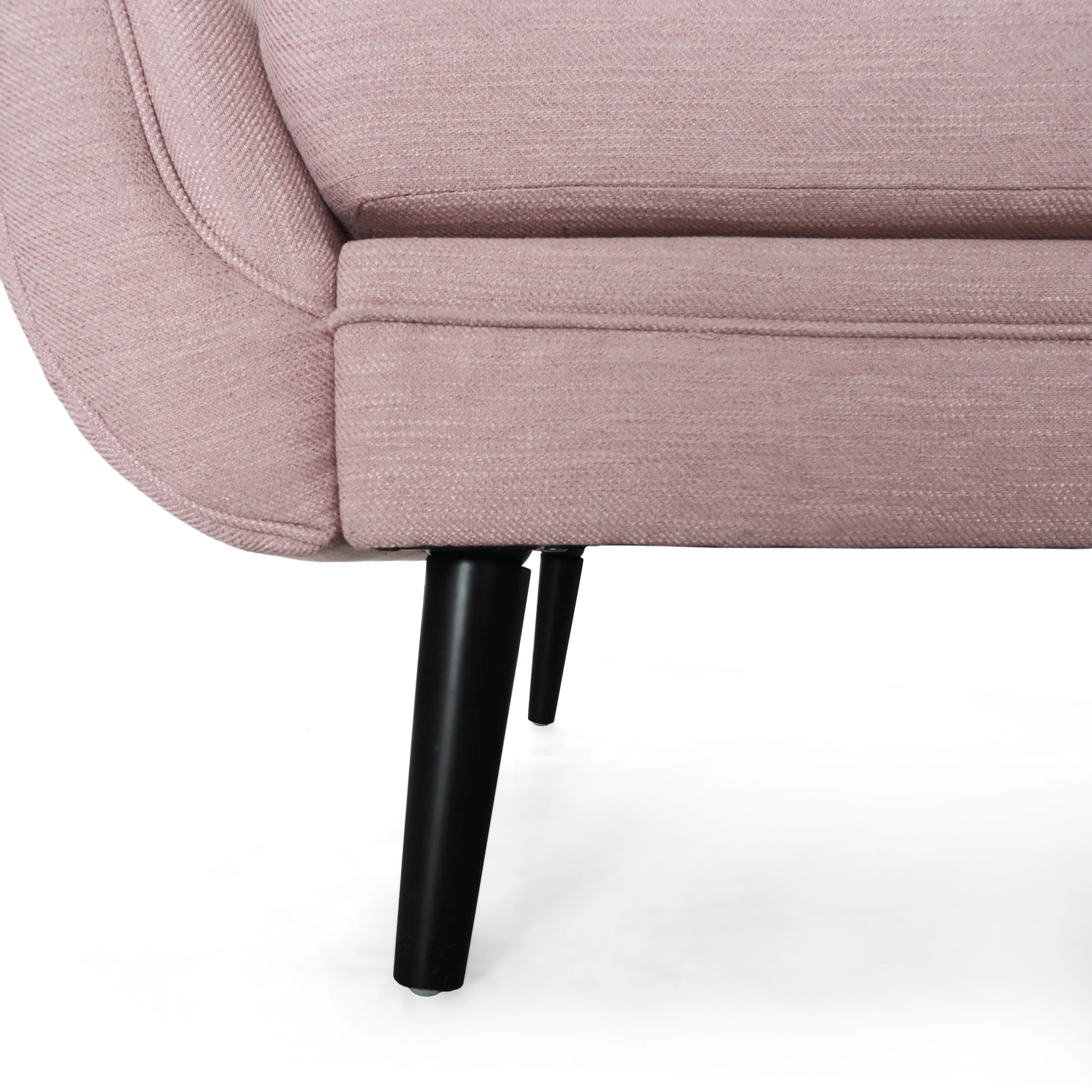 Jakyrah Contemporary Chaise Lounge with Scroll Arms - furnishings