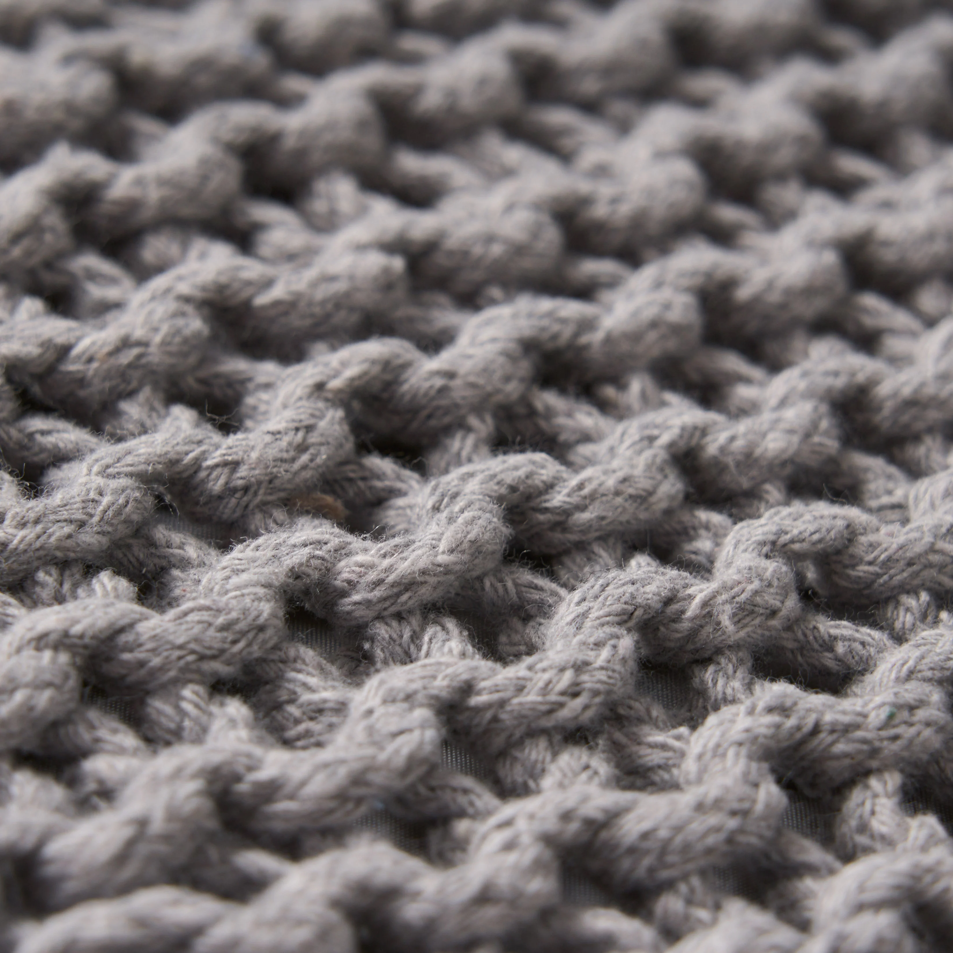 Scott Knitted Foot Stool - furnishings