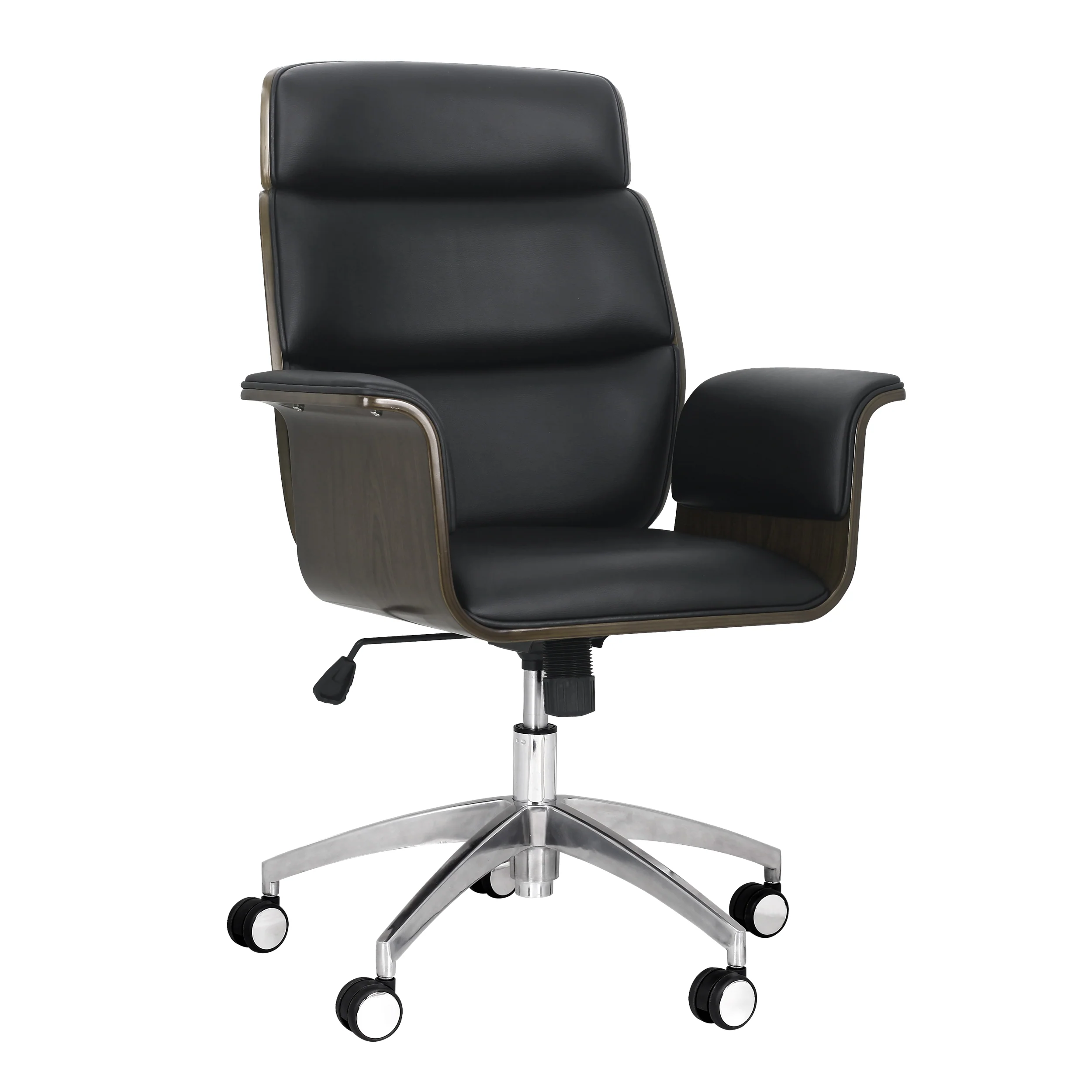 Aleigha Mid-Century Modern Swivel Office Chair - furnishings