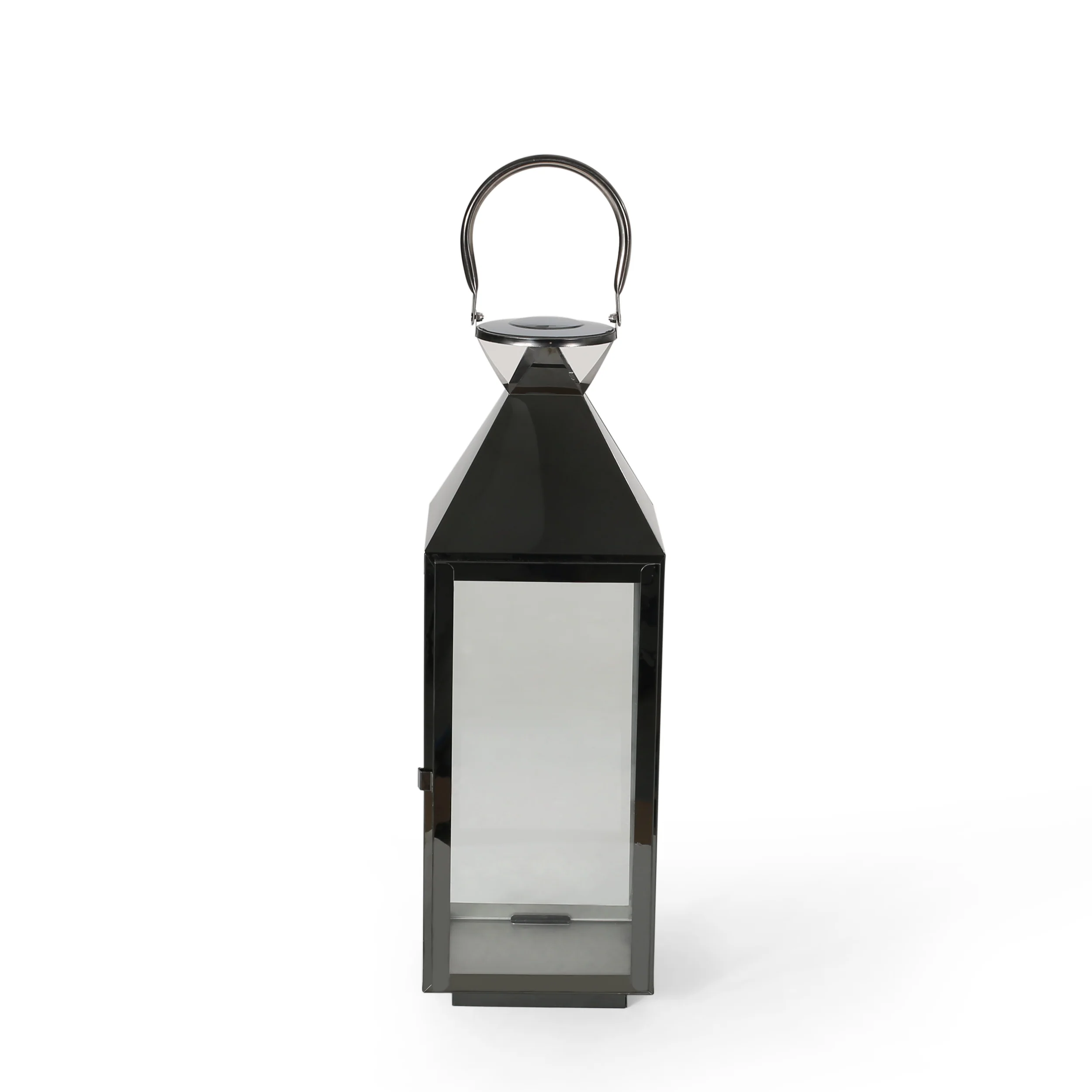 Cassien Modern Stainless Steel Lantern Set - furnishings