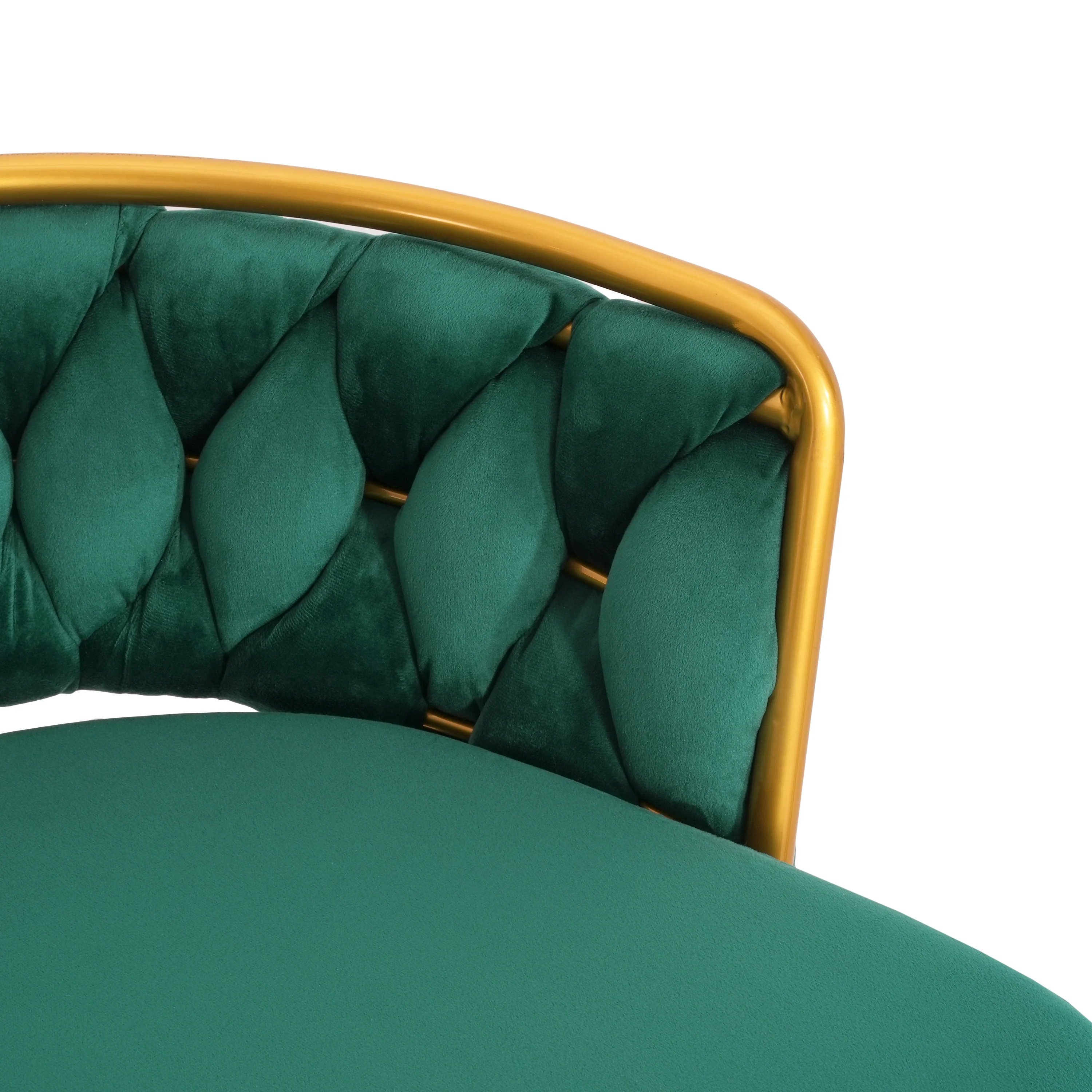Flufy Modern Rubberwood Upholstered Dining Chairs - furnishings