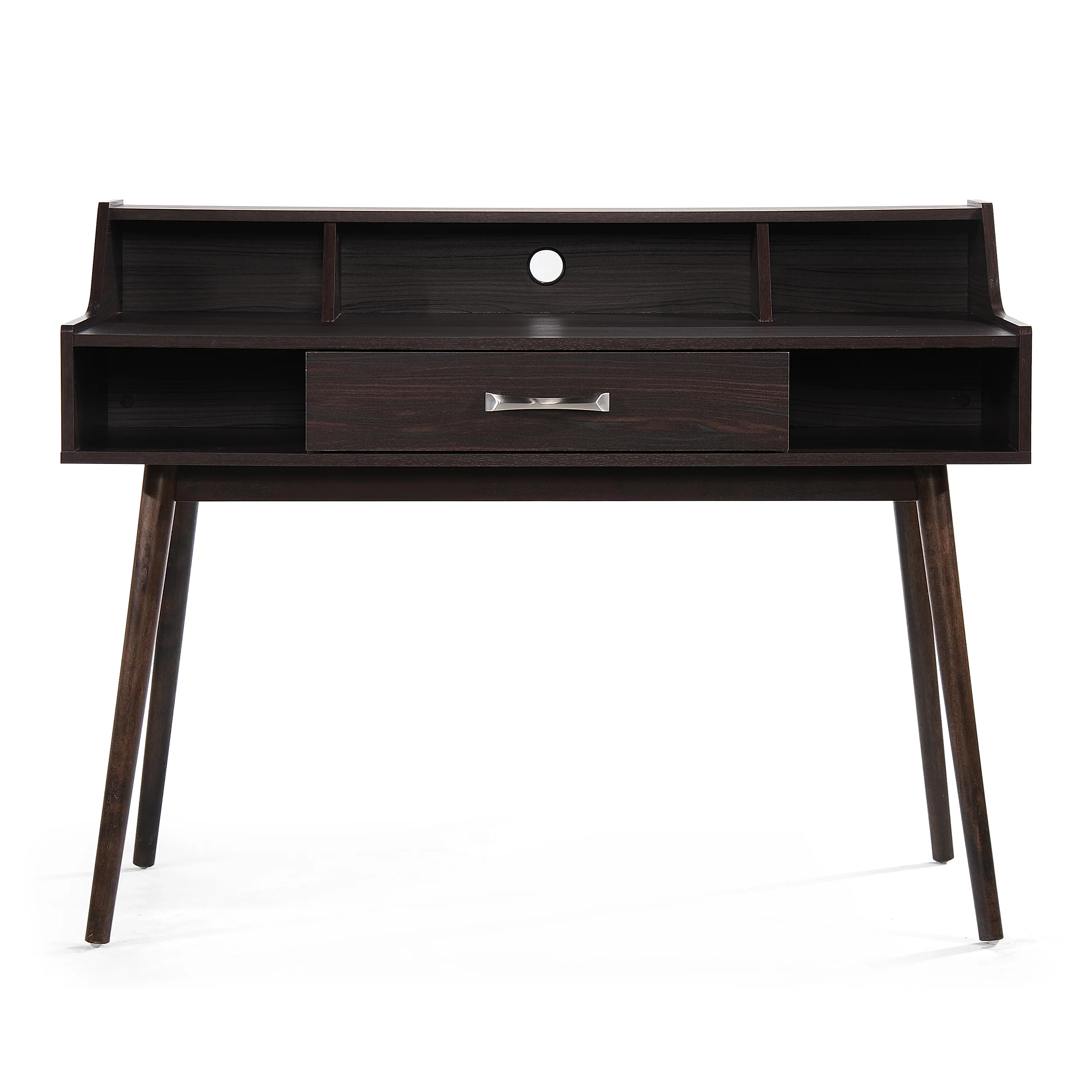 Belinda Mid Century Modern Finished Fiberboard Home Office Desk - furnishings