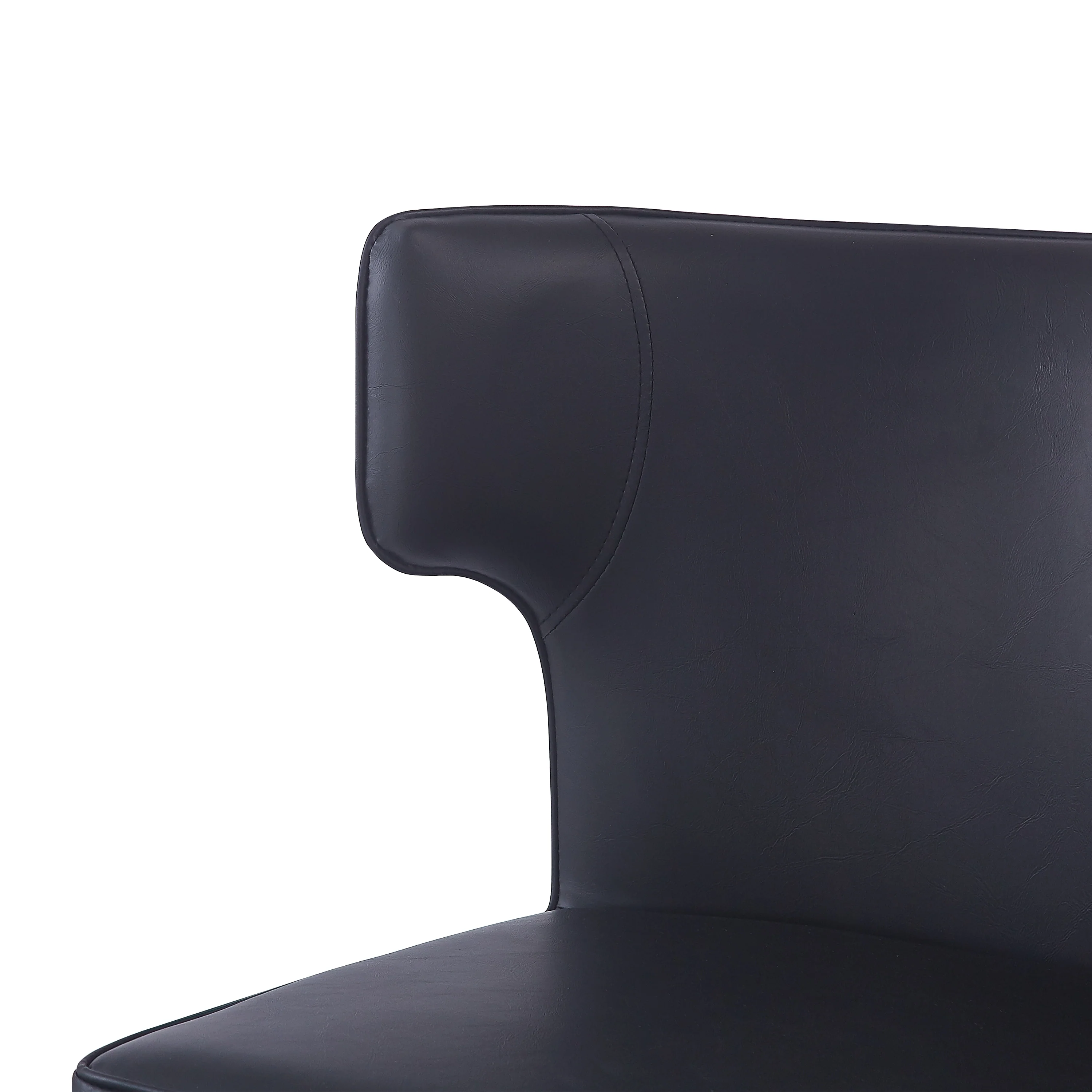 Kilburn Modern Upholstered Cushioned PU Leather Counter Stool with Footrest - furnishings