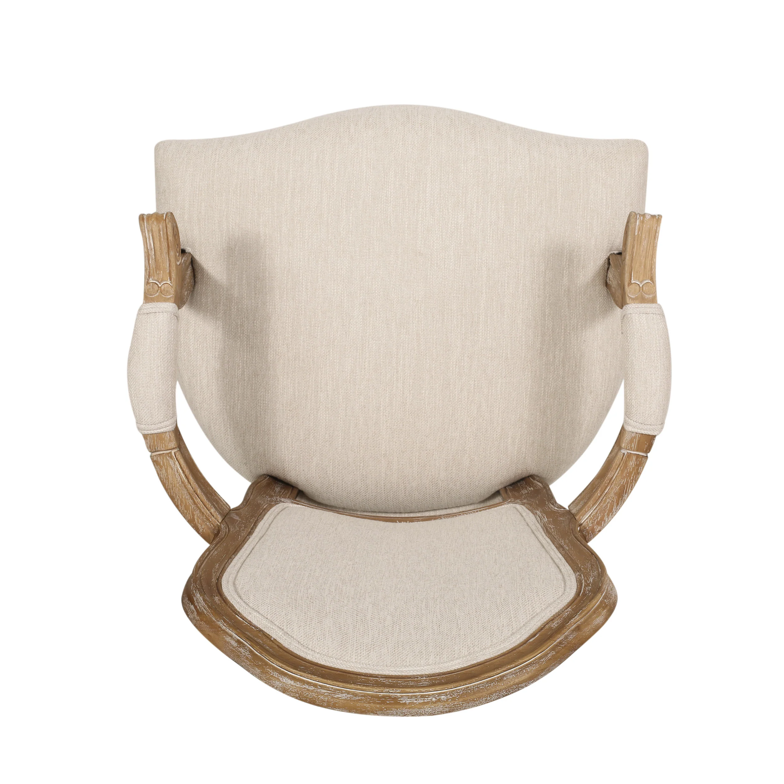 Fairgreens Traditional Upholstered Dining Chairs, Set of 2 - furnishings