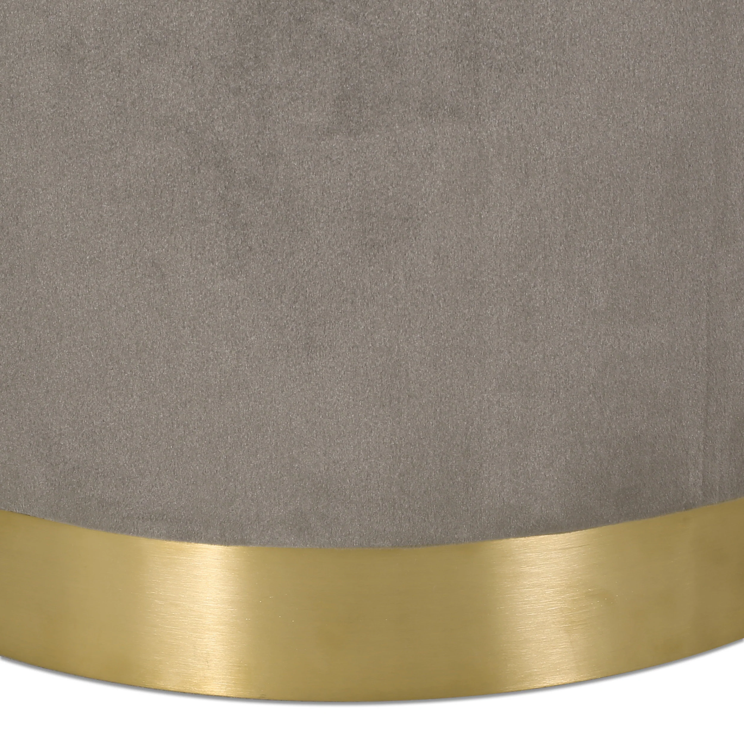 Freas Modern Glam Round Open Back Velvet Swivel Club Chair - furnishings