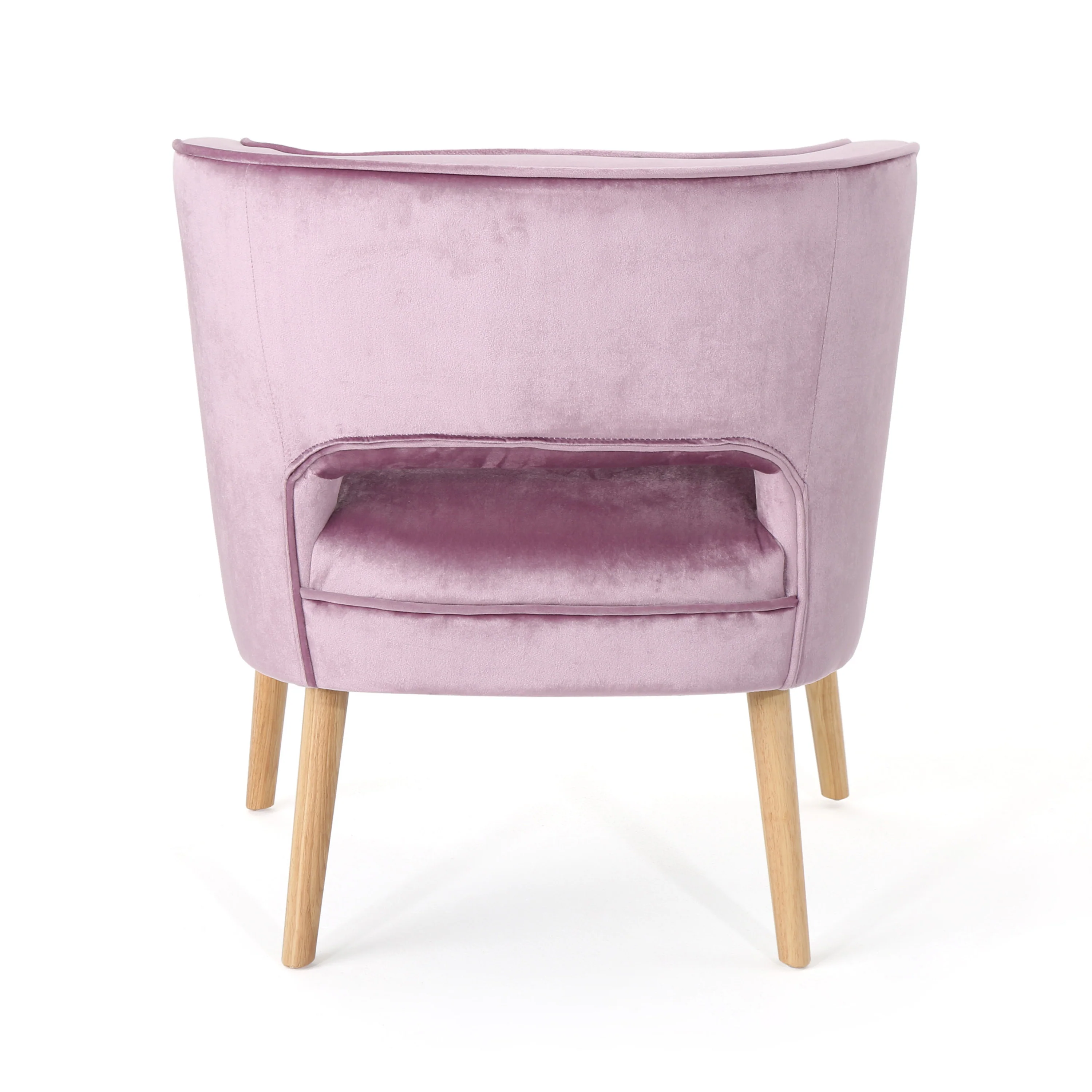 Michaela Mid Century Modern Velvet Accent Chair - furnishings