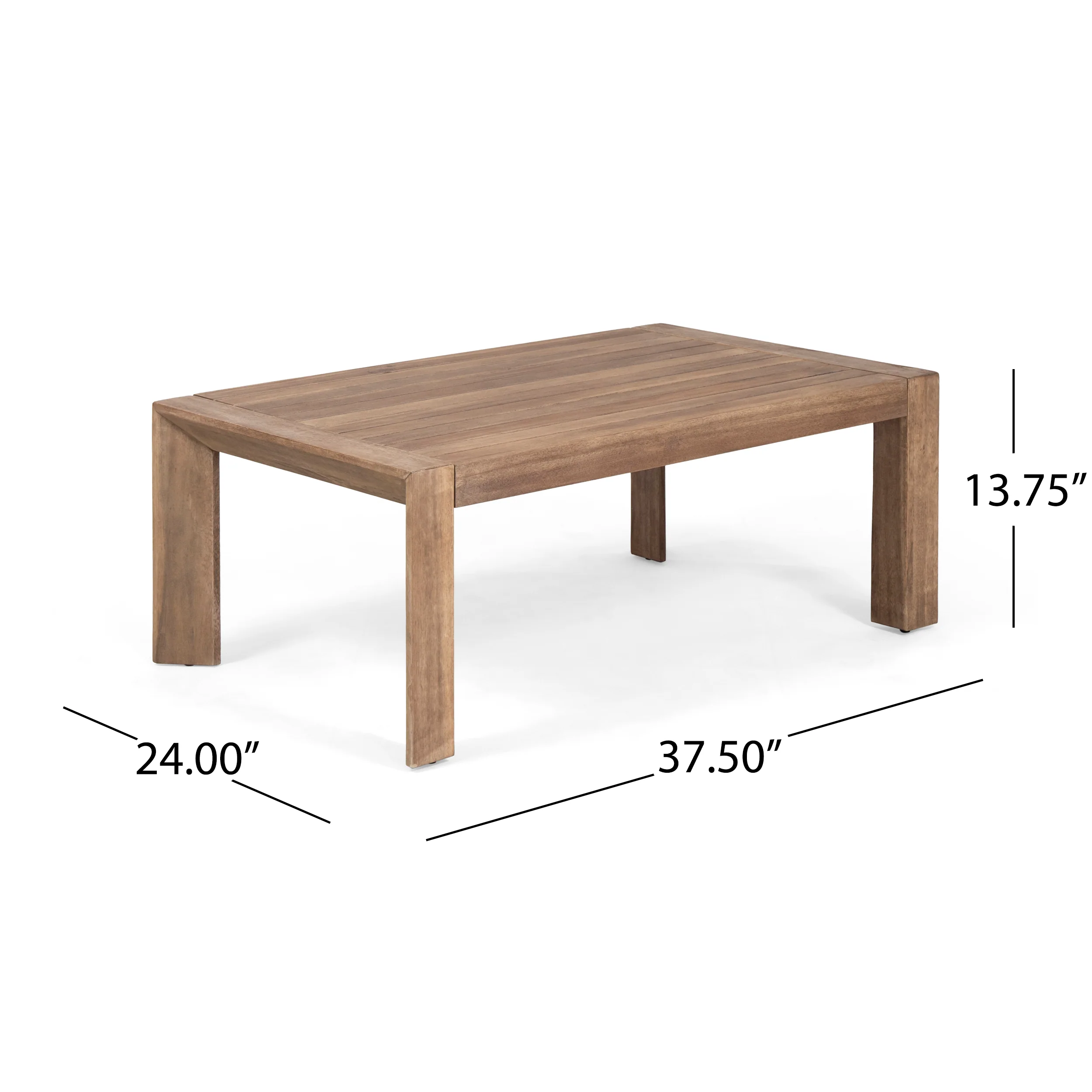 Rosemary Outdoor 4 Seater Acacia Wood Chat Set - furnishings