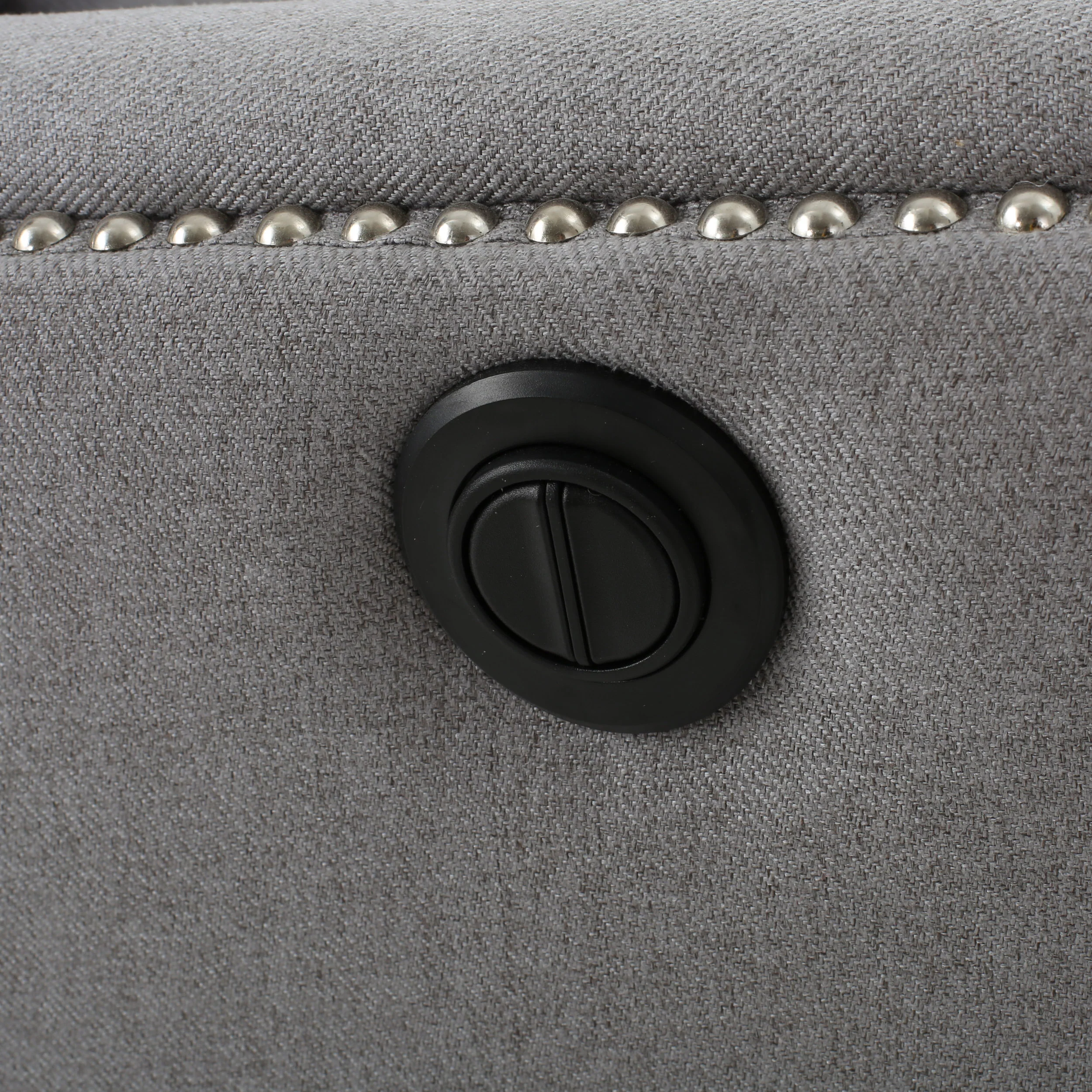 Palermo Tufted Fabric Power Recliner Chair - furnishings