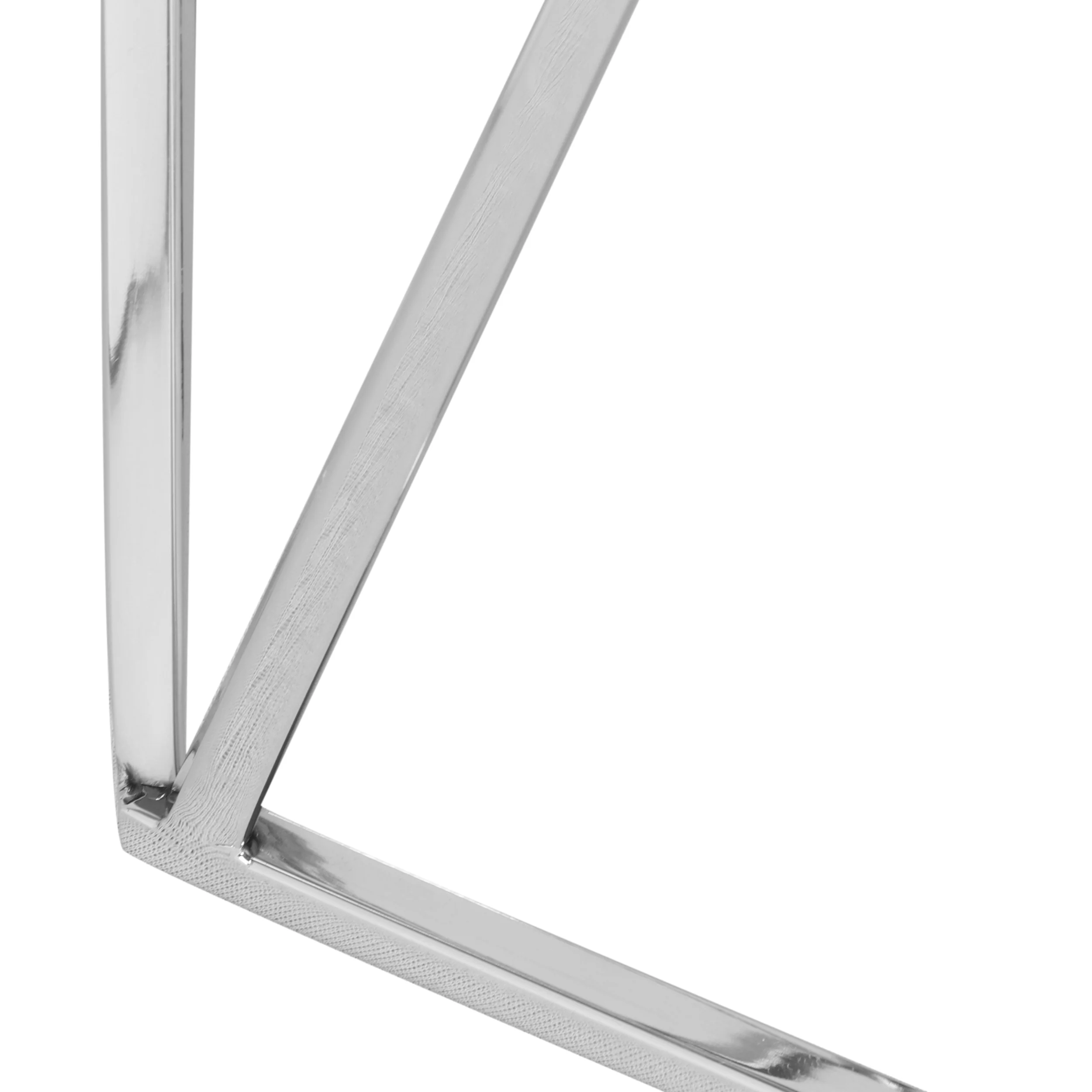 Bellion Rustic Glam Handcrafted Mango Wood Side Table, Walnut and Polished Nickel - furnishings