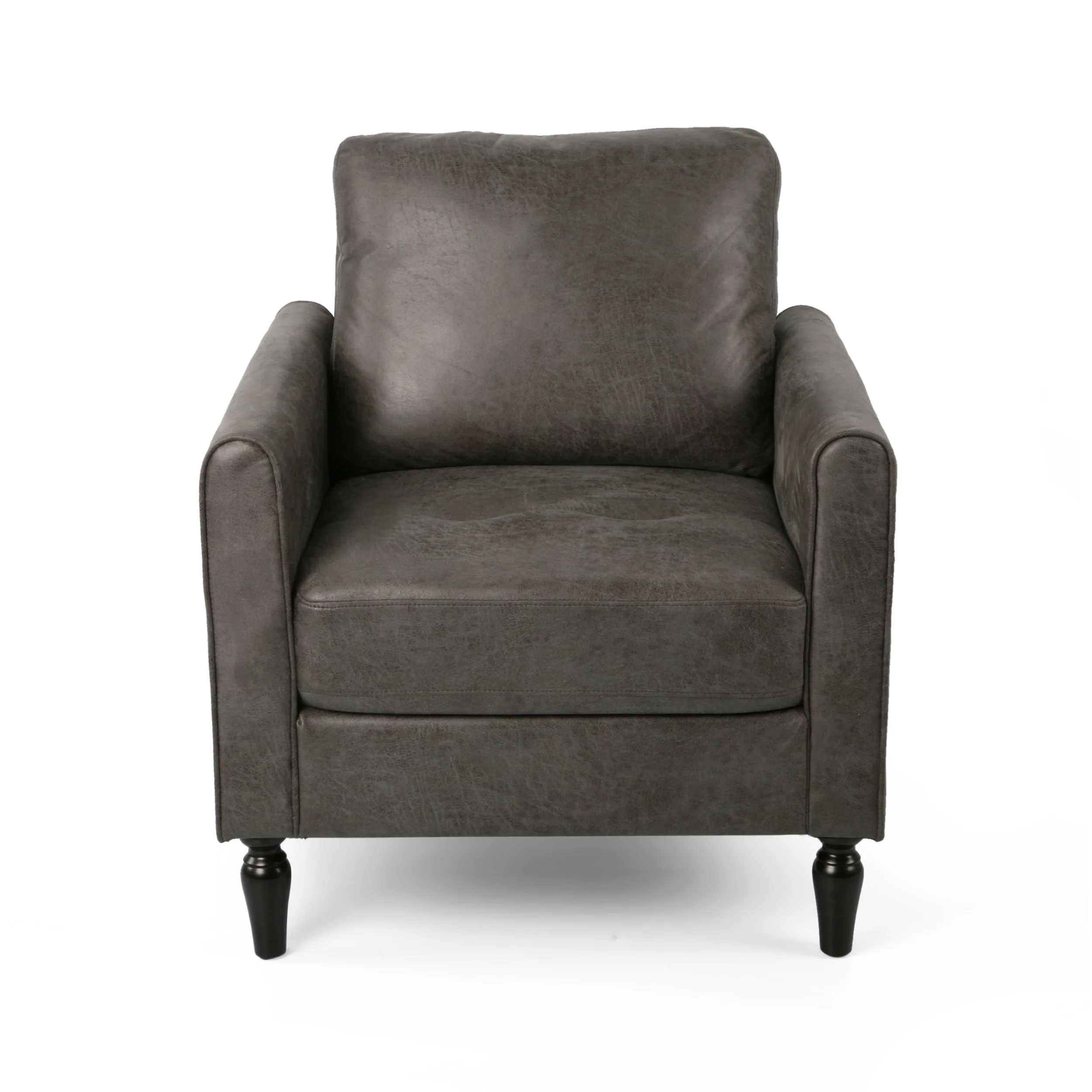 Xyan Contemporary Club Chair with Plush Microfiber Cushions - furnishings