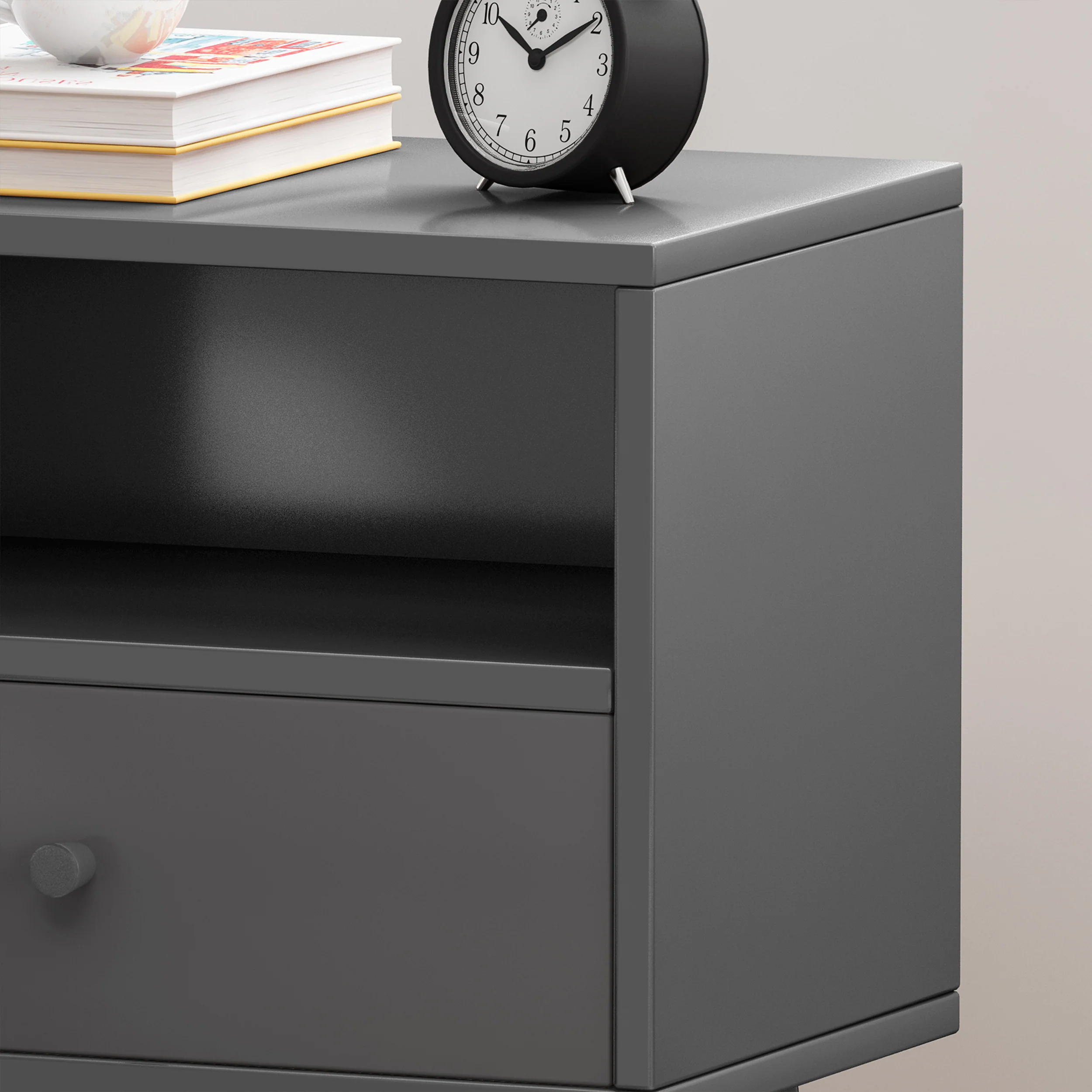 Ponelli Mid-Century Modern Side Table - furnishings