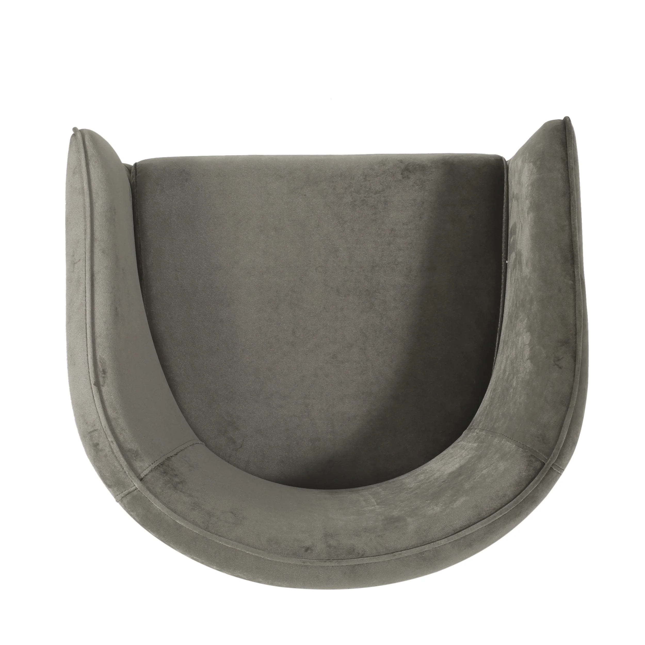 Paul Modern Glam Velvet Club Chair with Hairpin Legs - furnishings