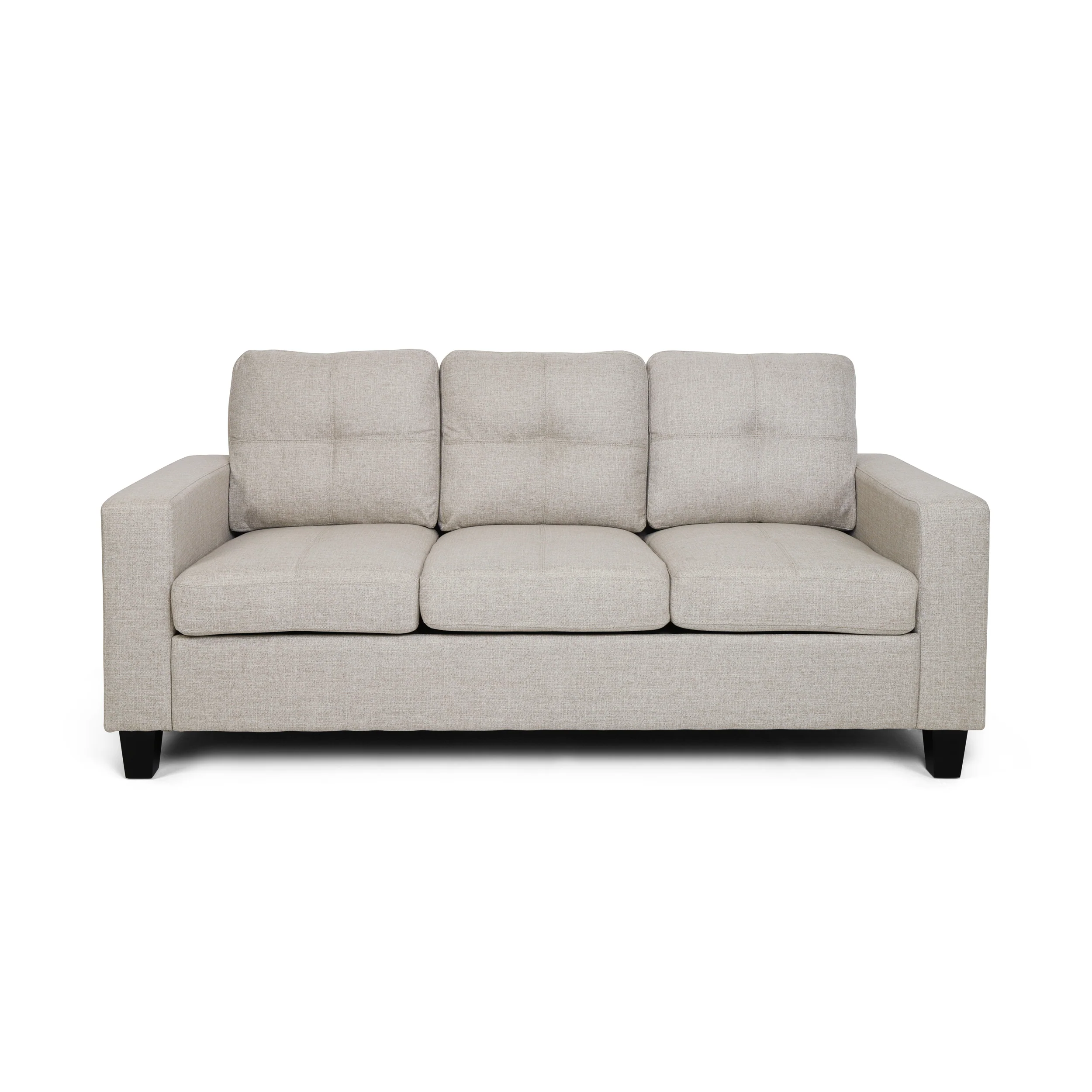 Viviana Three Seater Sofa with Wood Legs - furnishings
