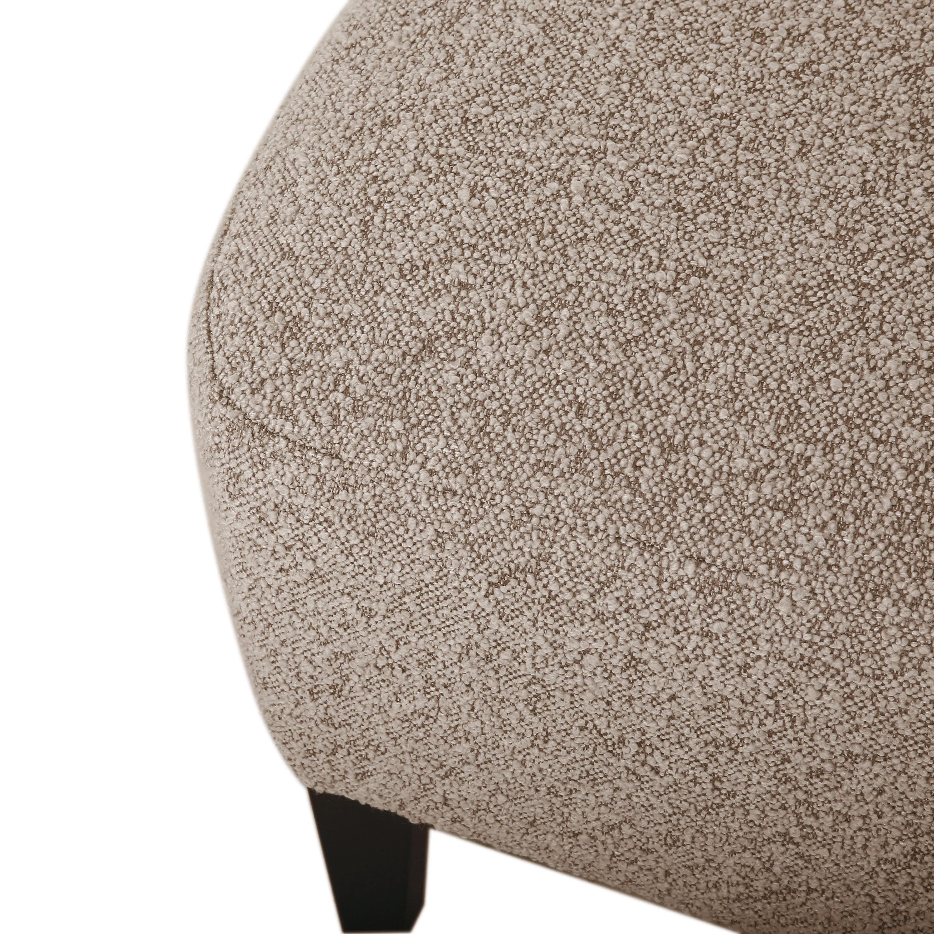 Gerald Boucle Upholstered Club Chair and Ottoman Set - furnishings