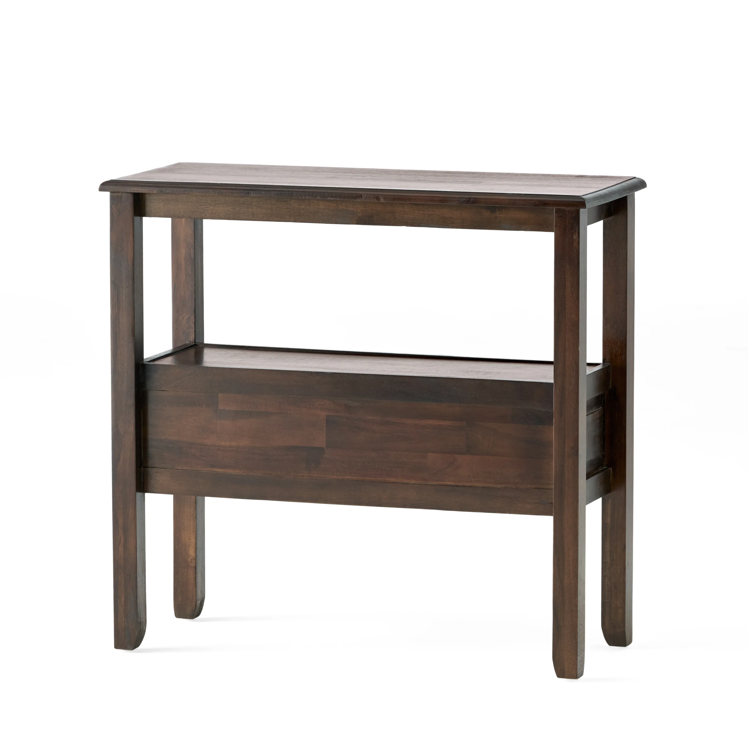 Noah Brown Mahogany Wood Accent Table - furnishings