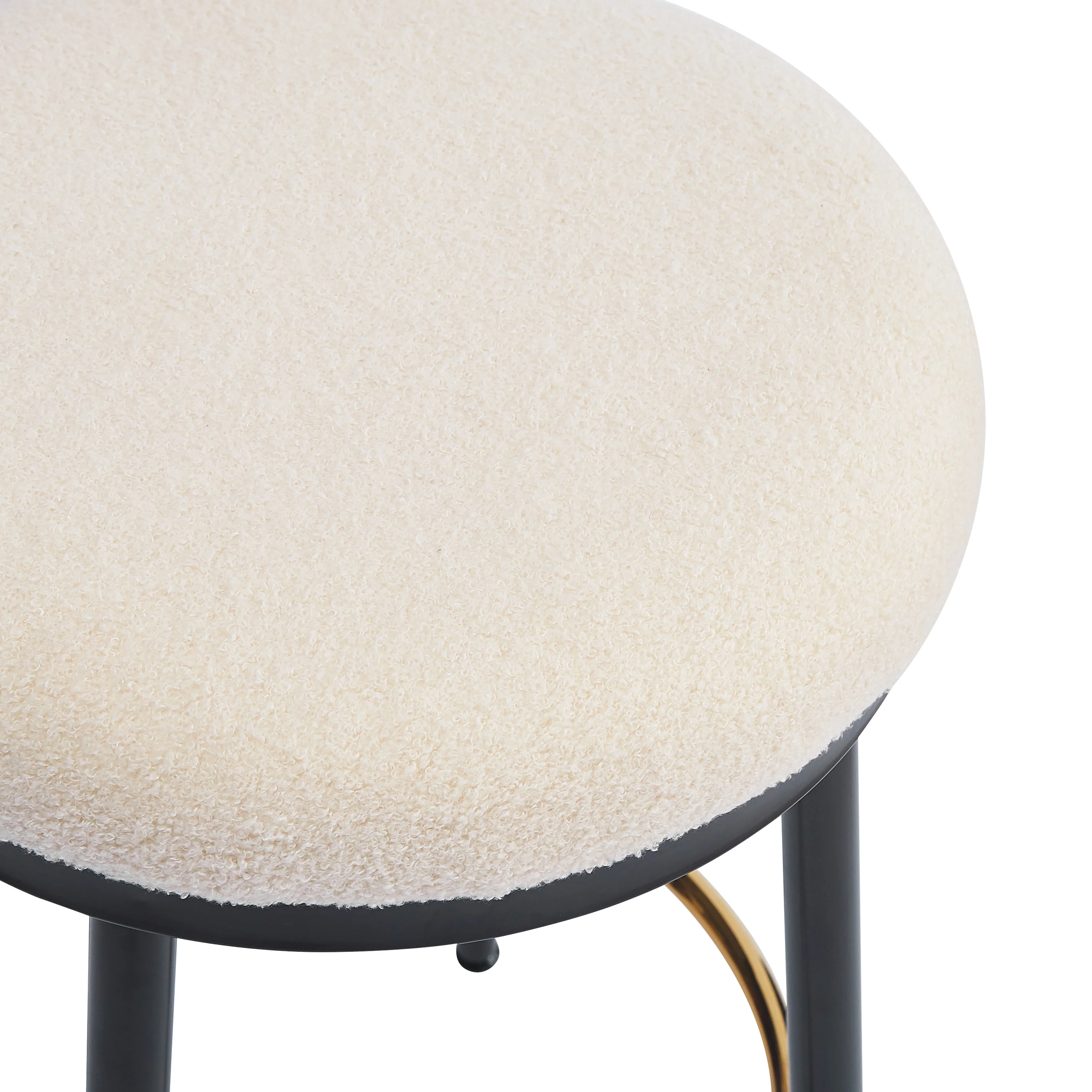 Cedara Modern Upholstered Cushioned Counter Stools with Footrest - furnishings