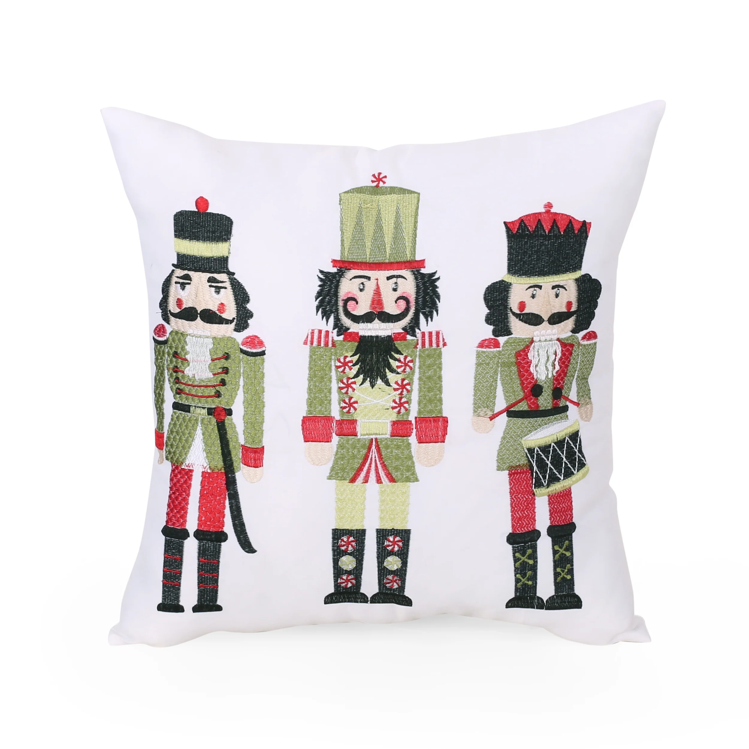 Coahoma Modern Fabric Christmas Throw Pillow - furnishings