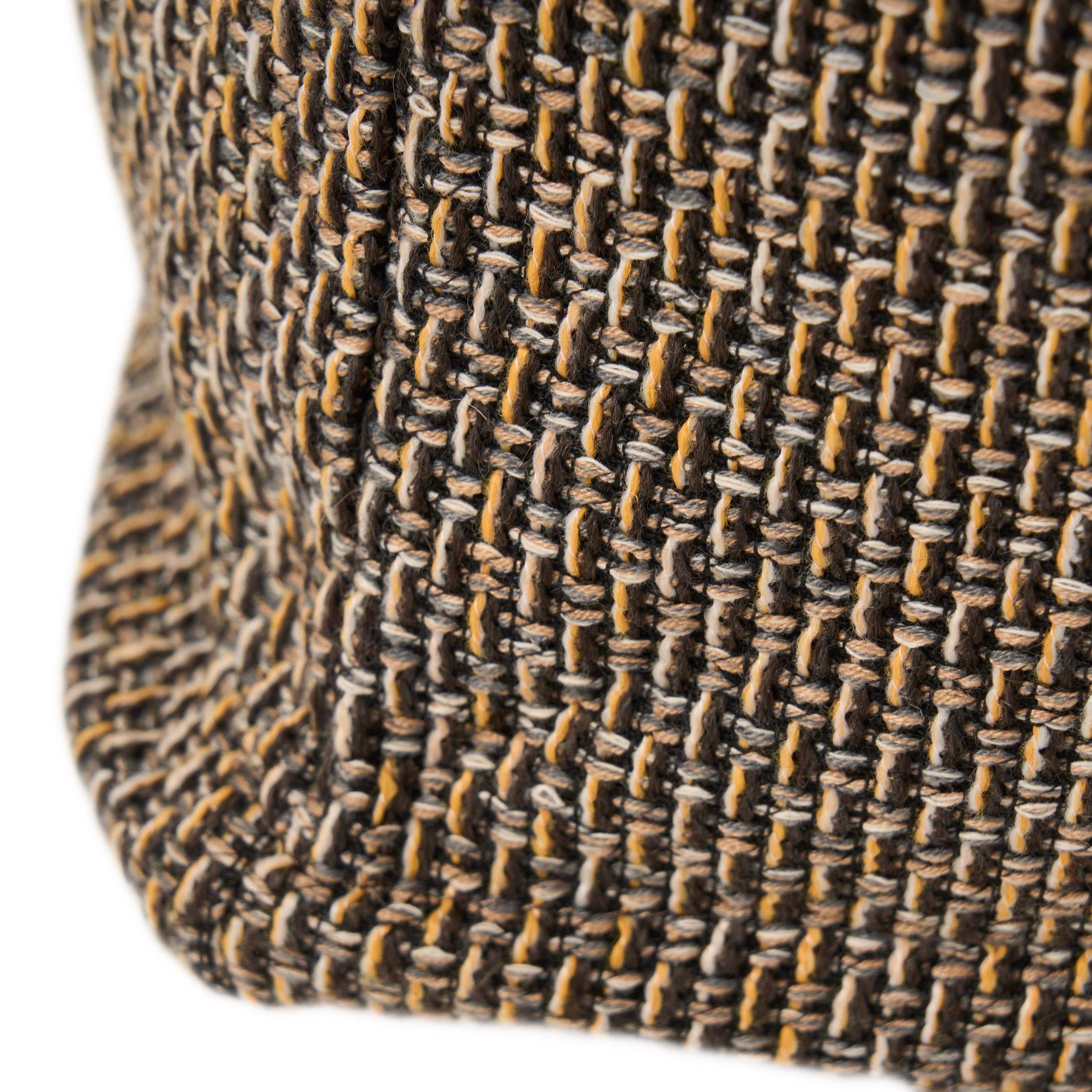 Larrick Contemporary Fabric Pouf - furnishings