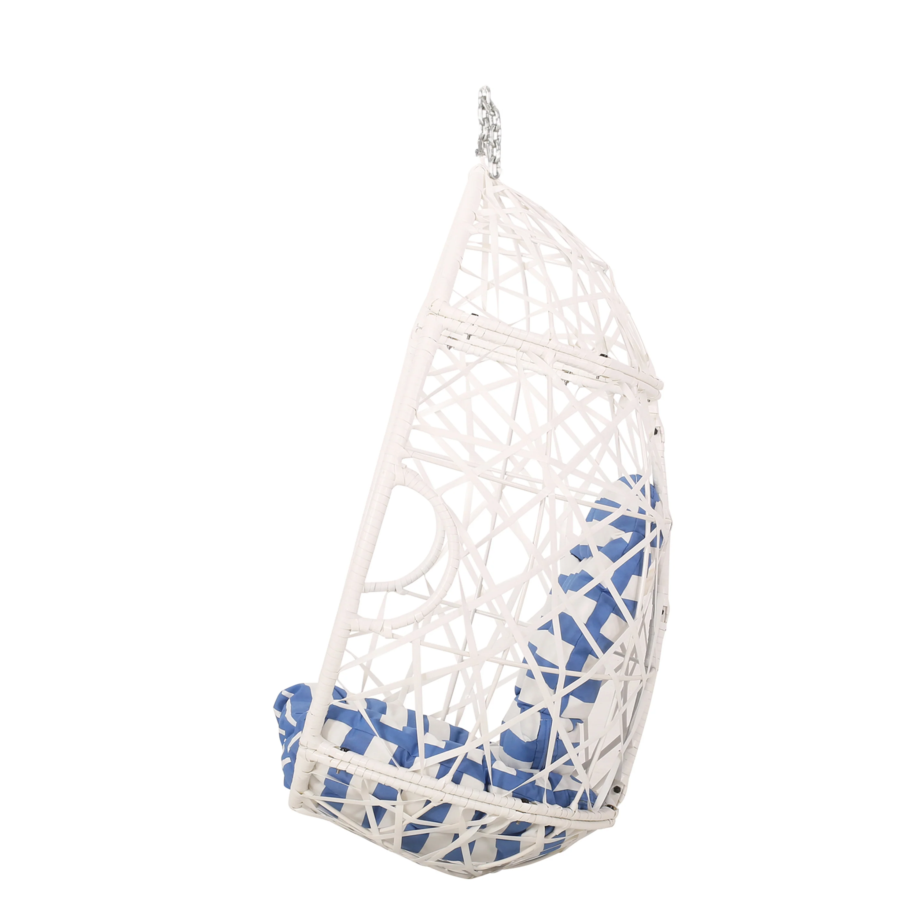 Berkley Outdoor Wicker Hanging Egg Chair - furnishings