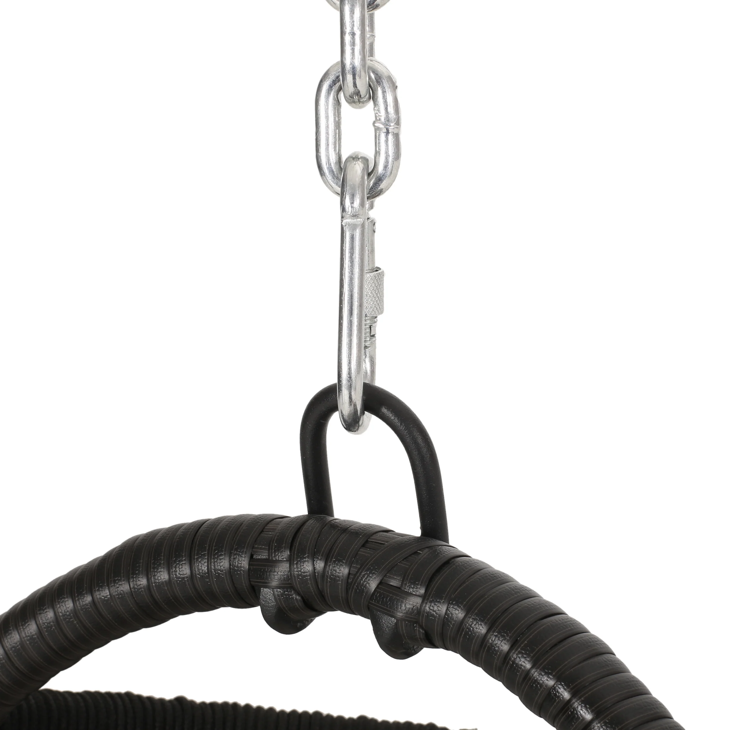 Coloma Outdoor Wicker and Rope Foldable Hanging Chair with Stand - furnishings