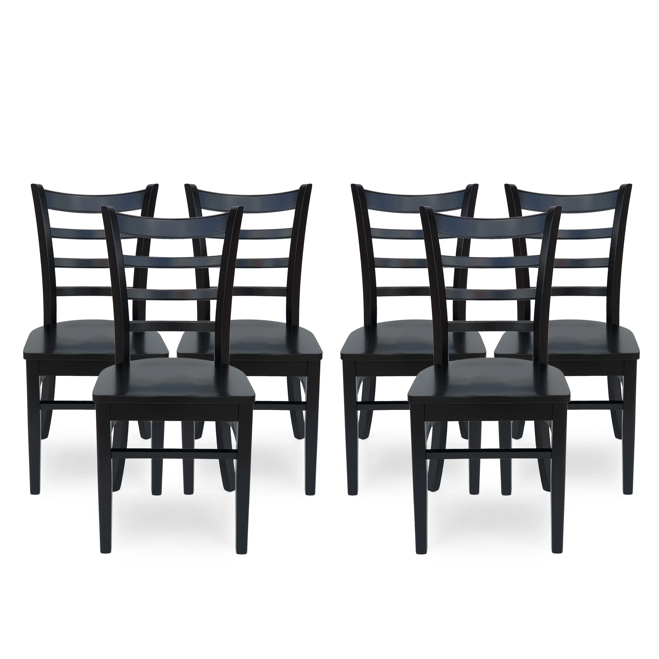 Wagner Farmhouse Wooden Dining Chairs (Set of 6) - furnishings