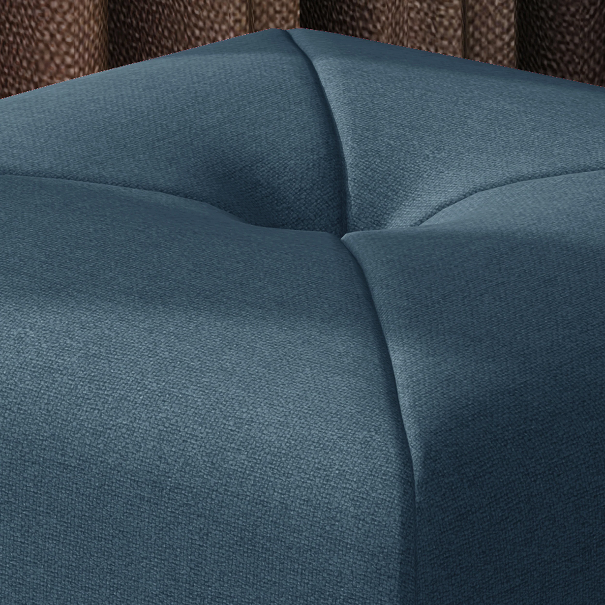 Pantini Modern Button Tufted Club Fabric Upholstered Ottoman - furnishings