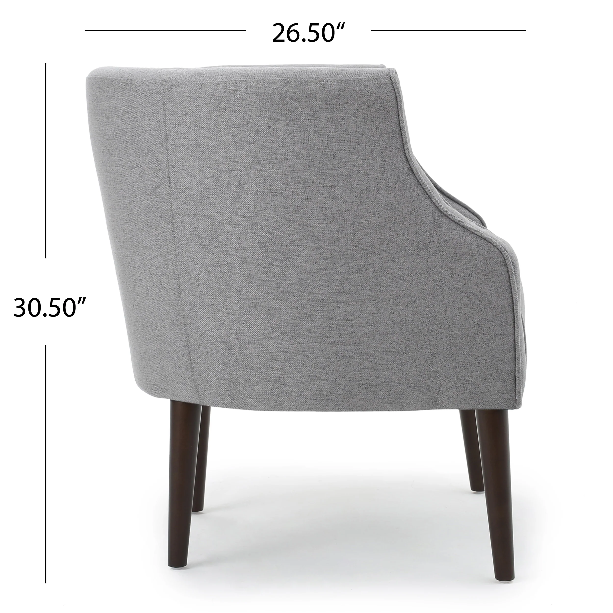 Davidson Tub Design Upholstered Accent Chair - furnishings