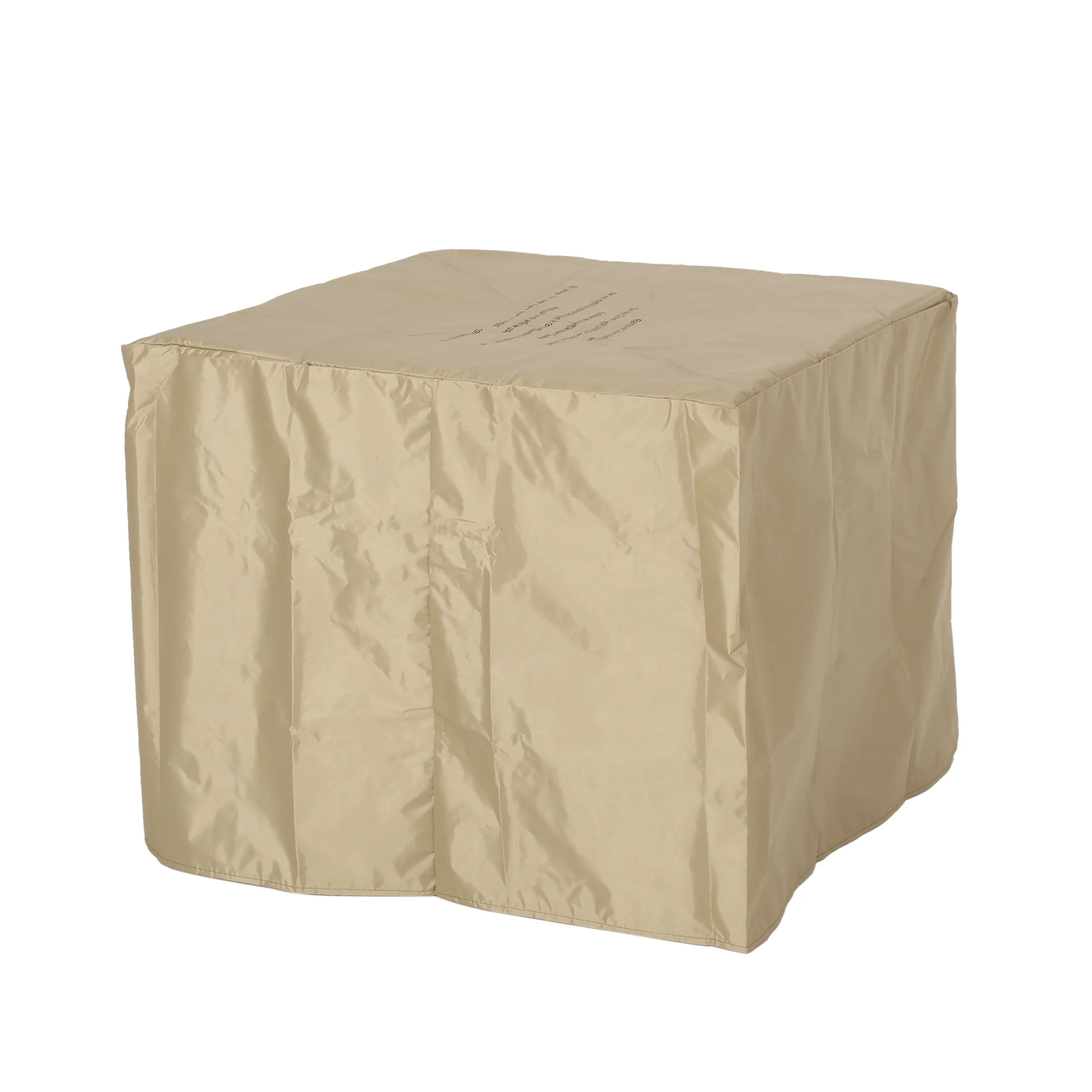 Steinaker Outdoor 40,000 BTU Lightweight Concrete Square Fire Pit - furnishings