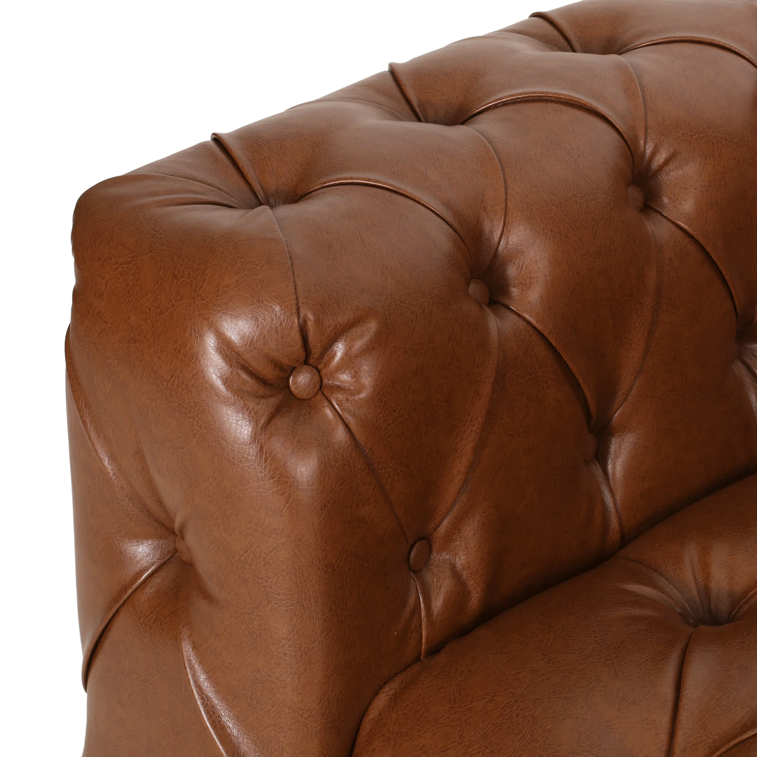 Marengo Contemporary Velvet Tufted 3 Seater Sofa - furnishings