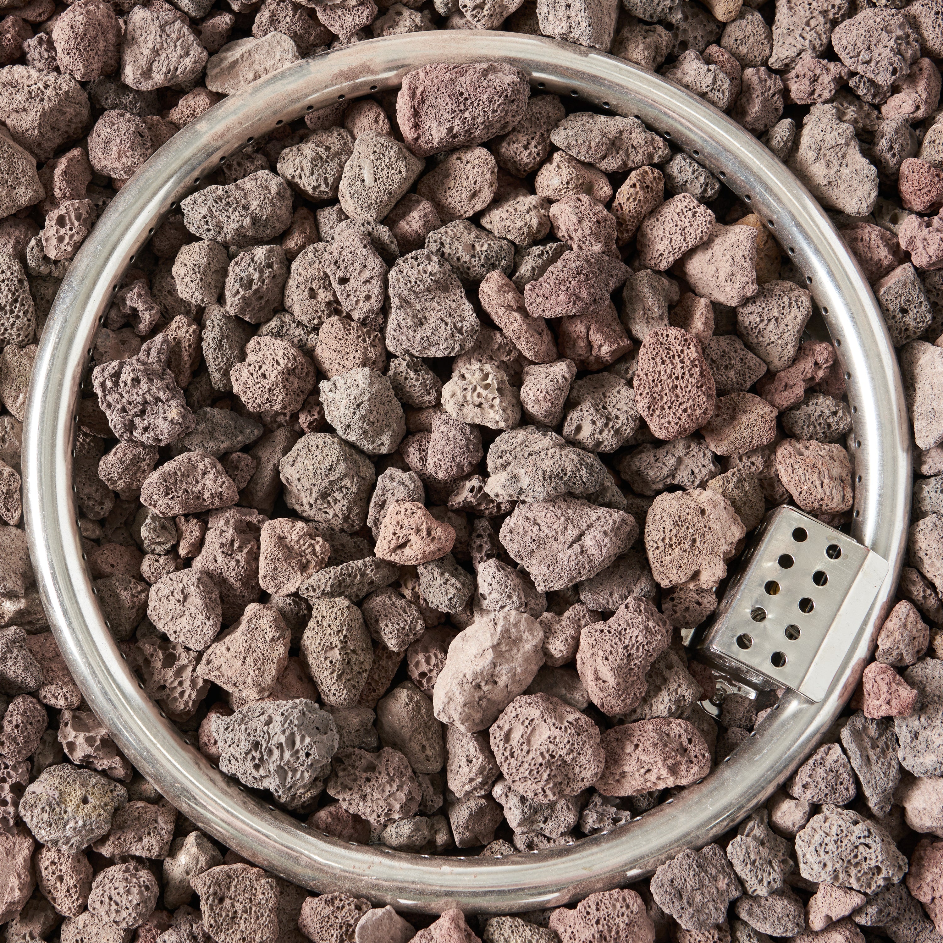 Jasmine Outdoor 40,000 BTU Circular Fire Pit (No Tank Holder) - furnishings