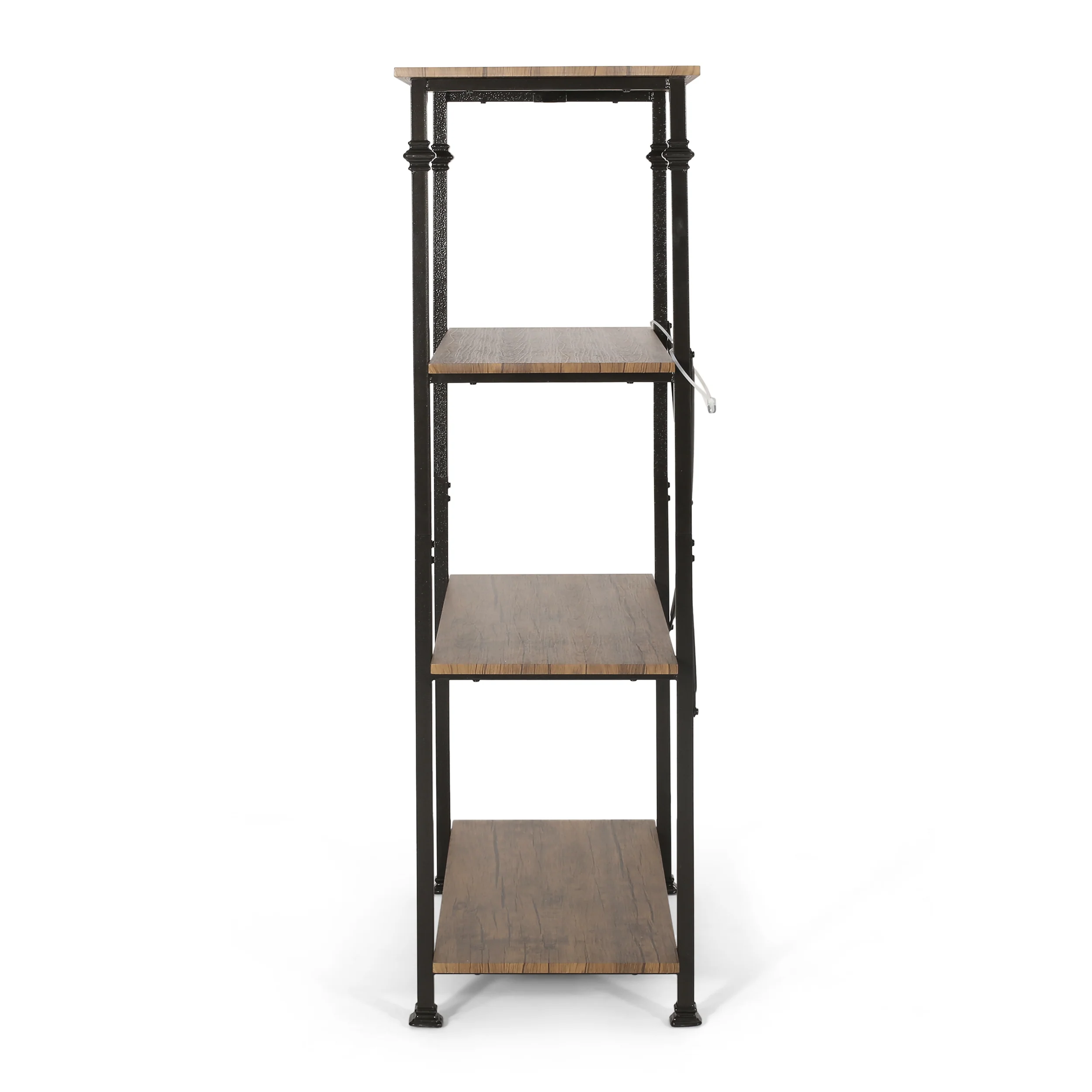 Gessling Modern Industrial 4 Shelf Etagere Bookcase - furnishings