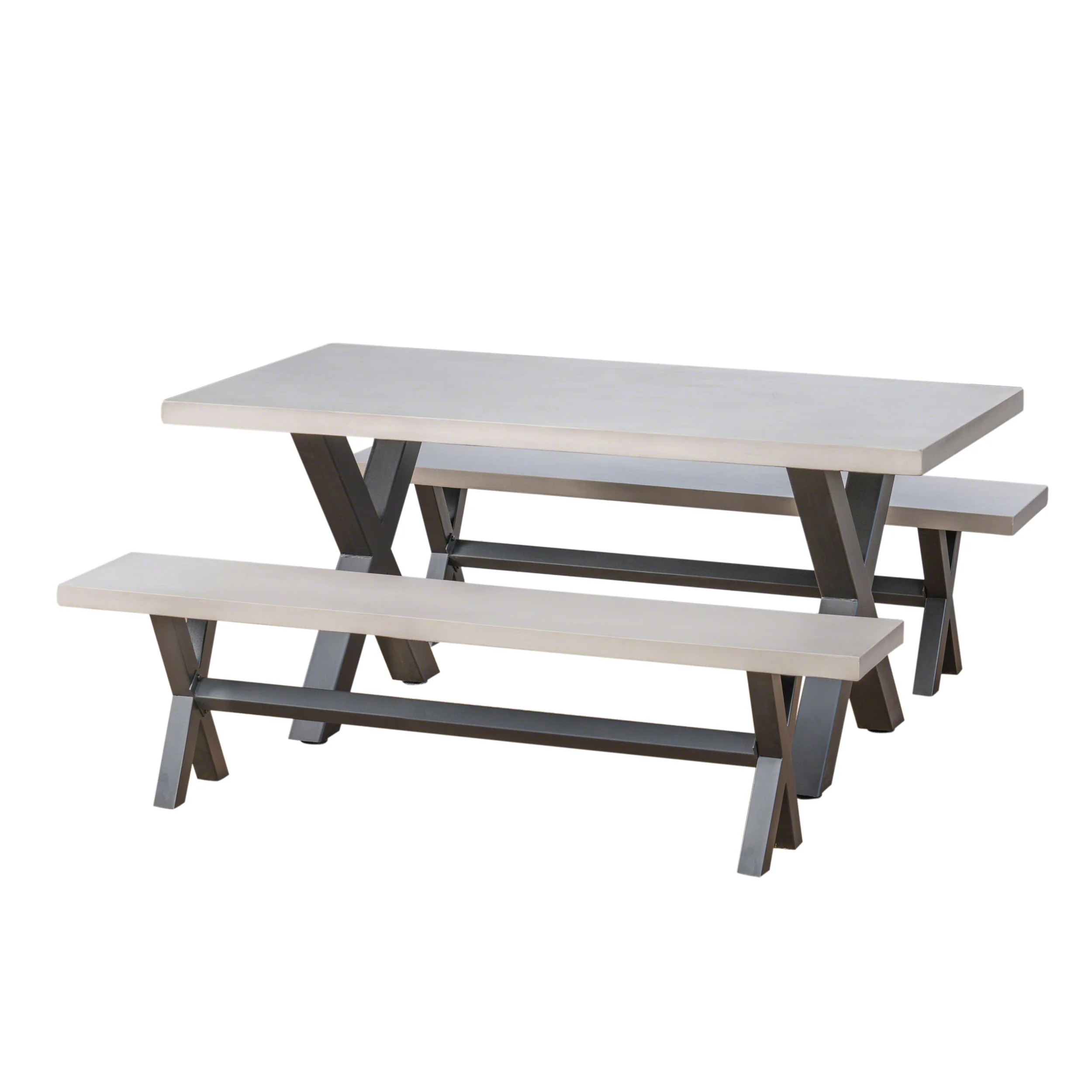 Refuggio Outdoor 4 Seater Bench Dining Set - furnishings