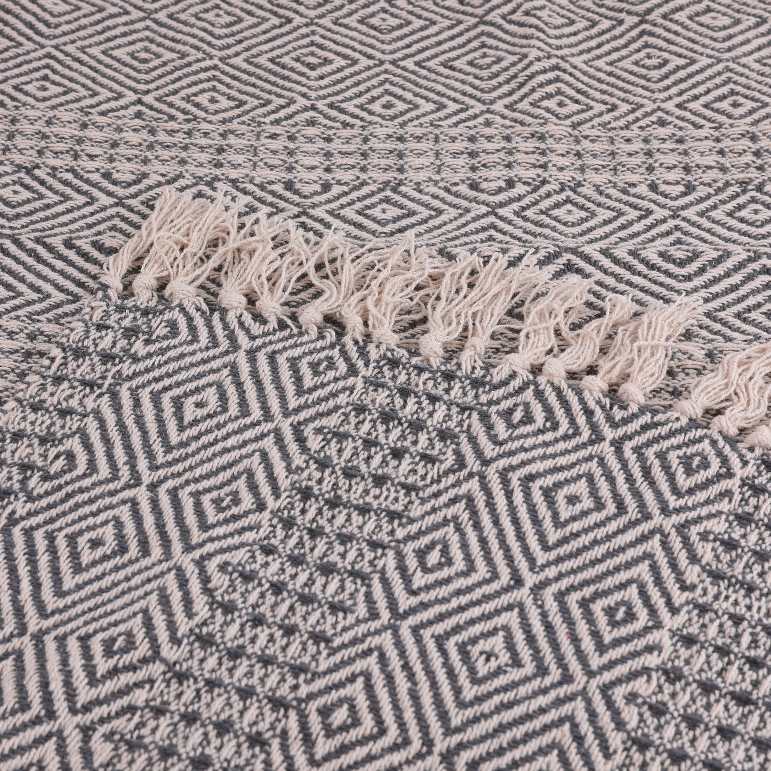 Audia Boho Fabric Throw Blanket - furnishings