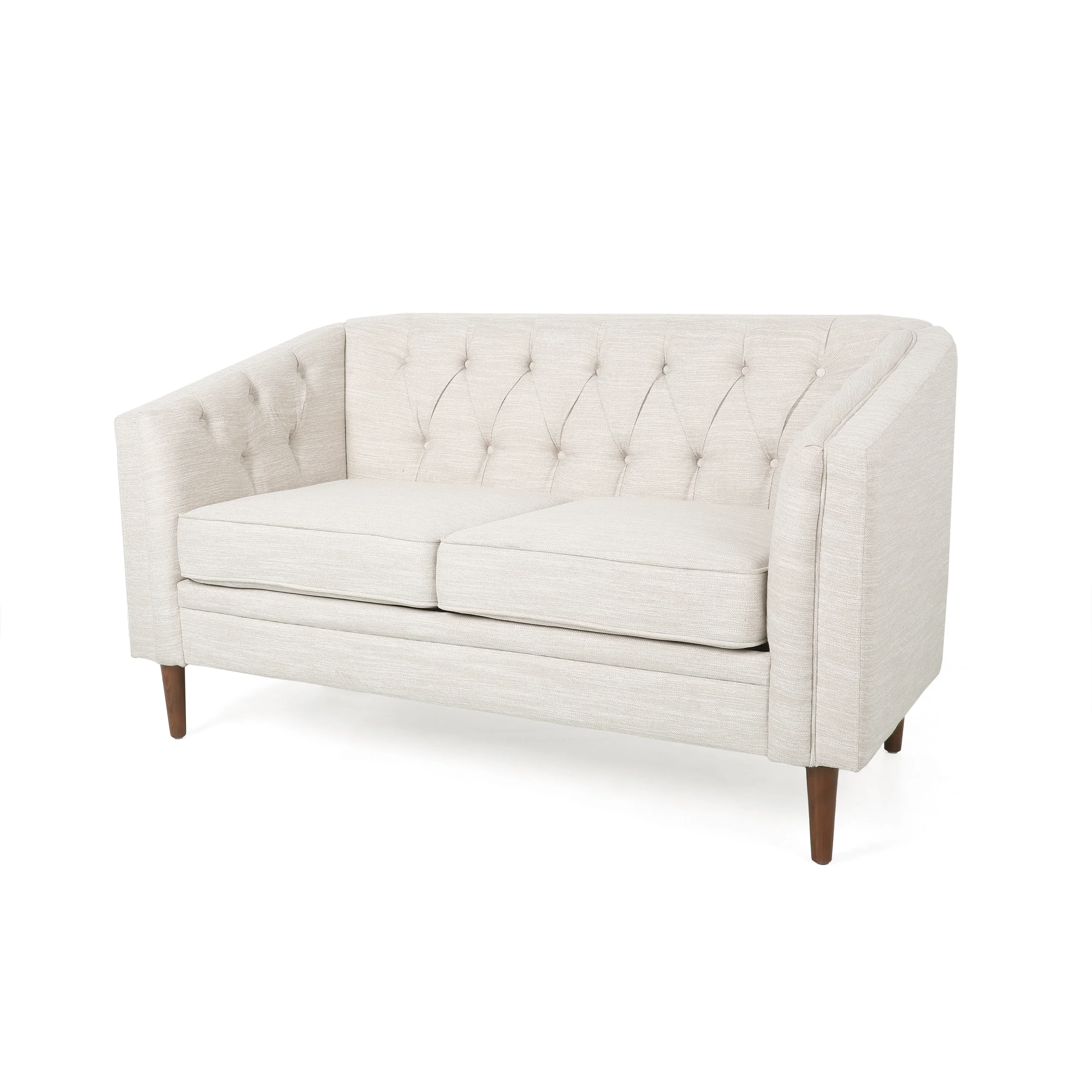 Jelm Contemporary Tufted Loveseat - furnishings