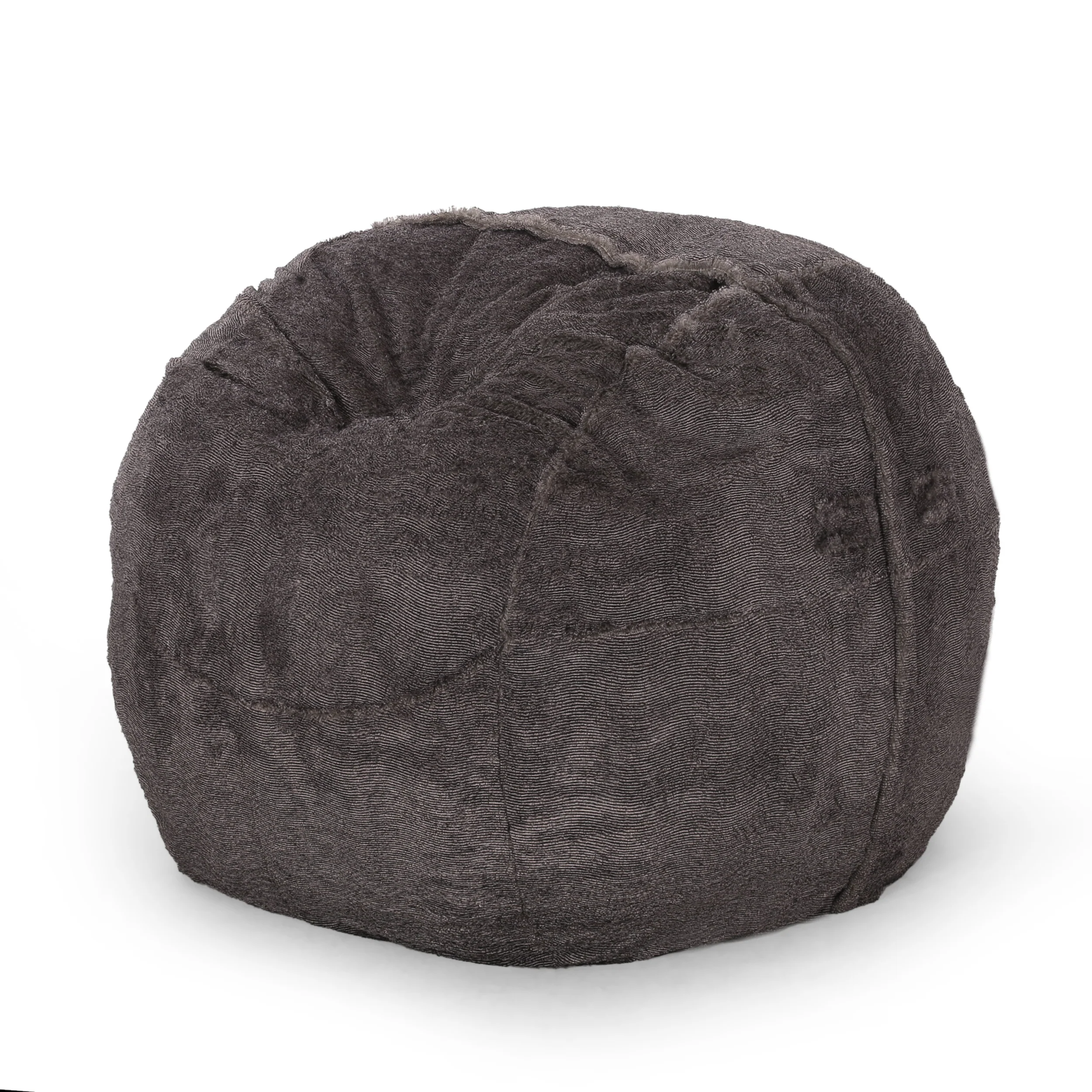 Maysville Modern Glam 5 Foot Faux Fur Winter Bean Bag - furnishings