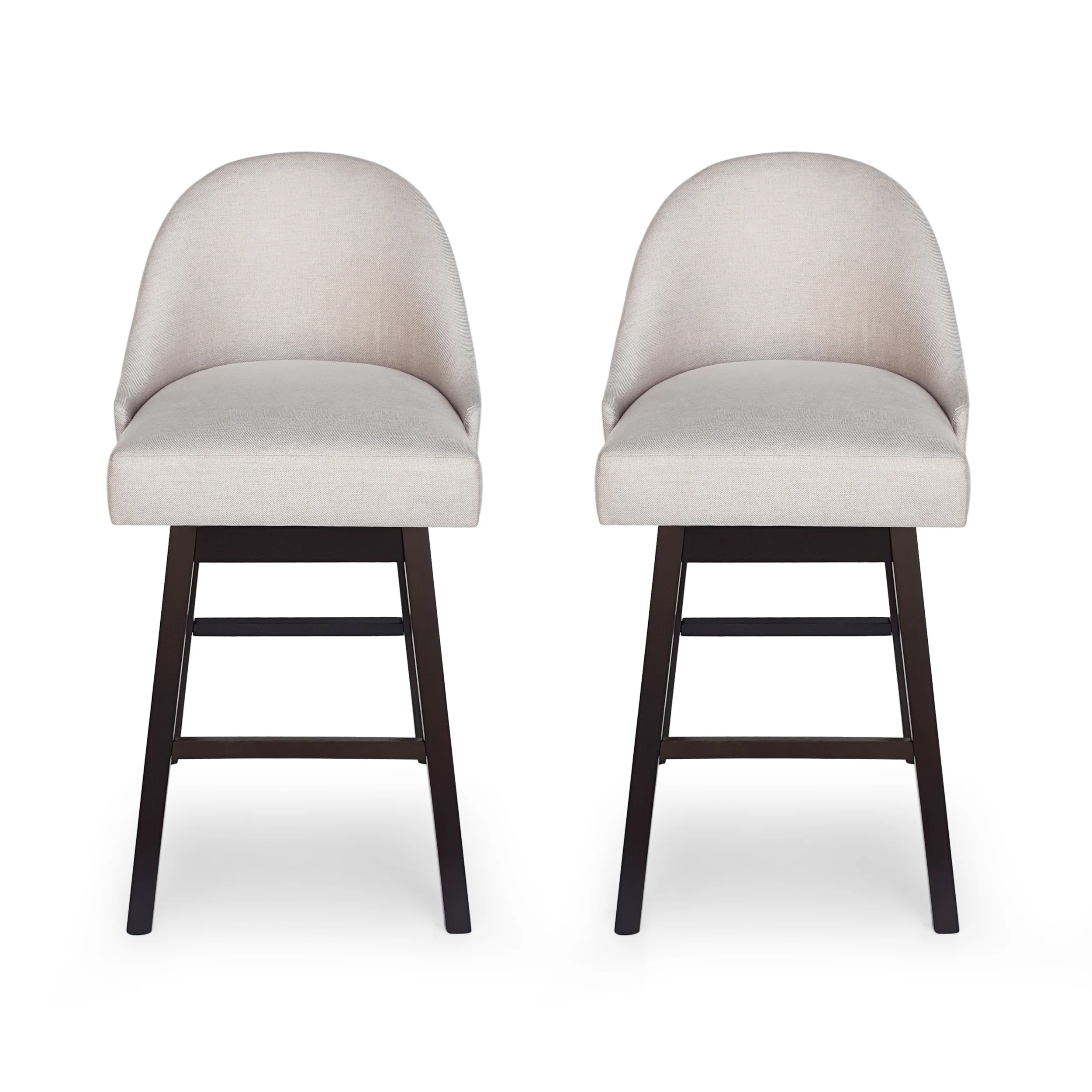 Andriel Modern Upholstered Swivel Bar Stool - furnishings
